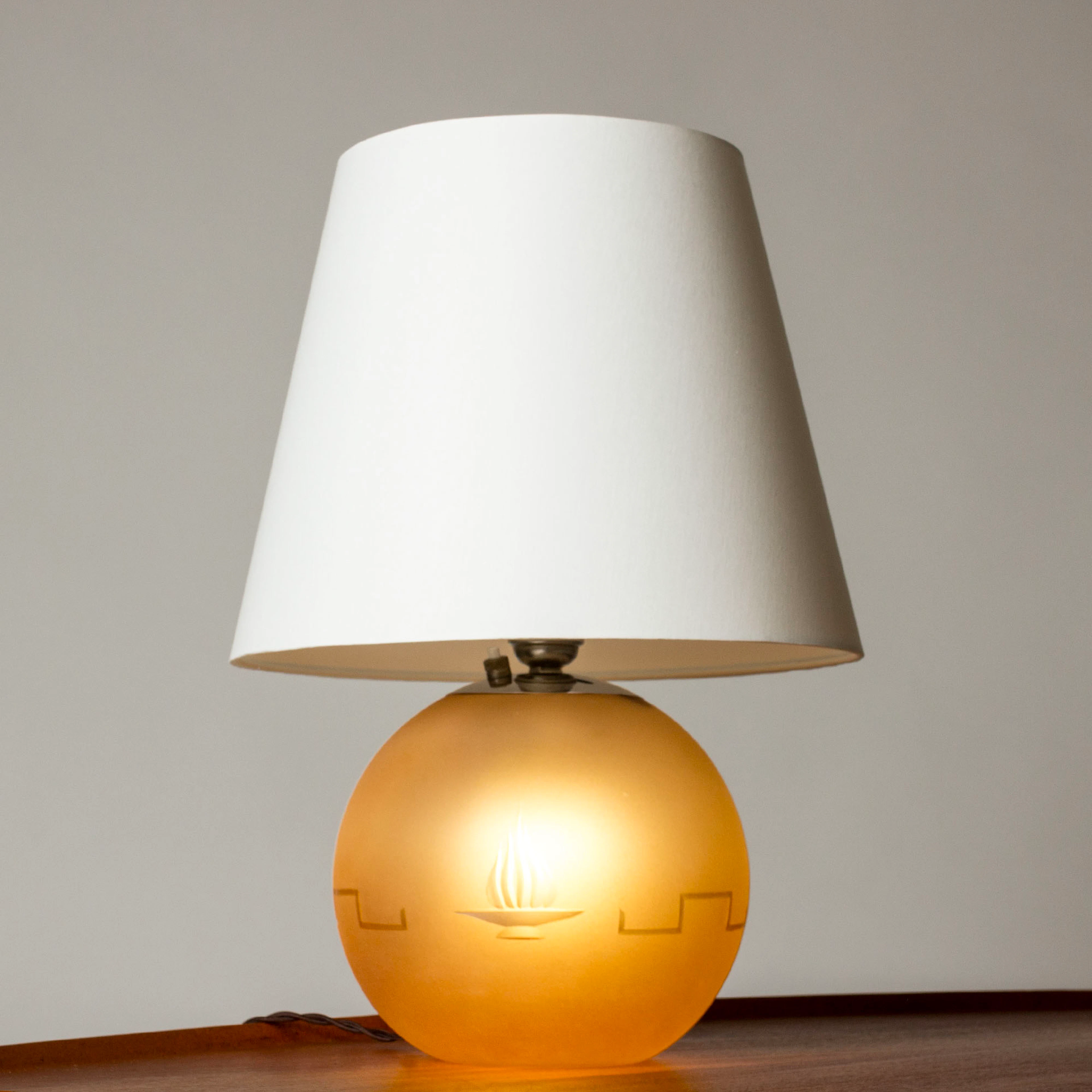 Swedish Grace Glass Table Lamp