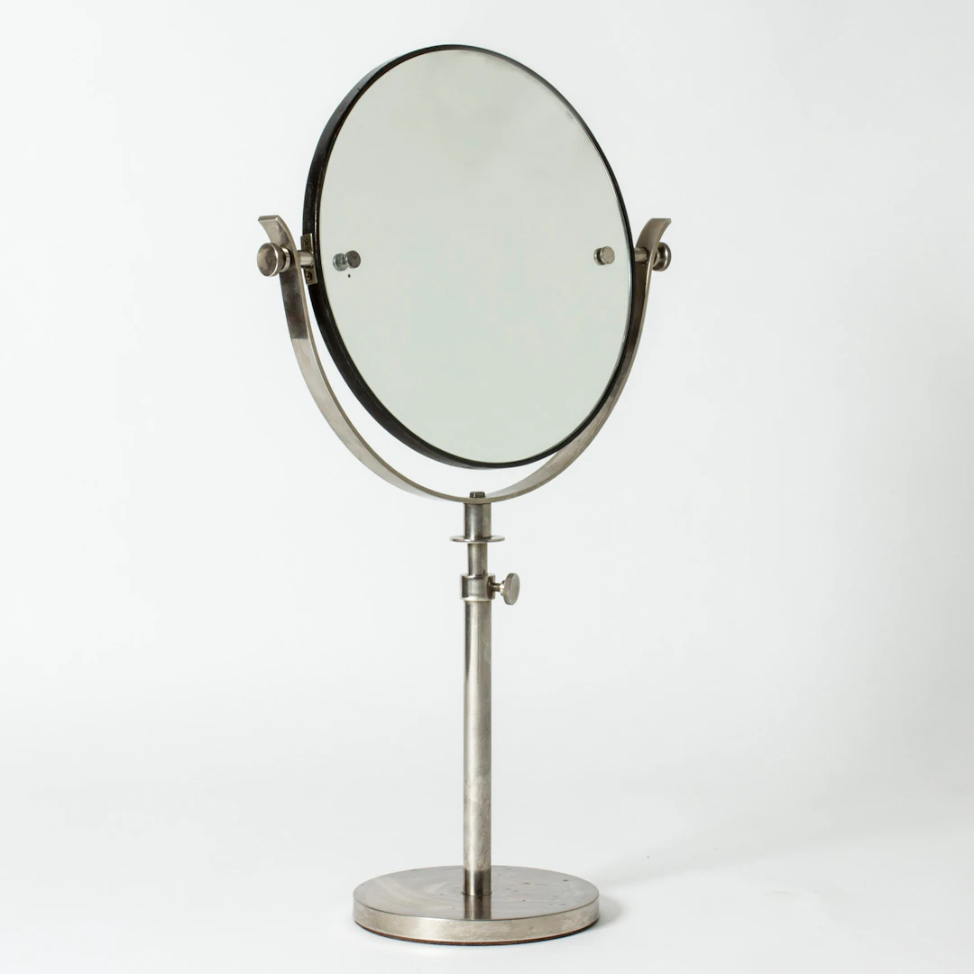 Swedish Modern table mirror