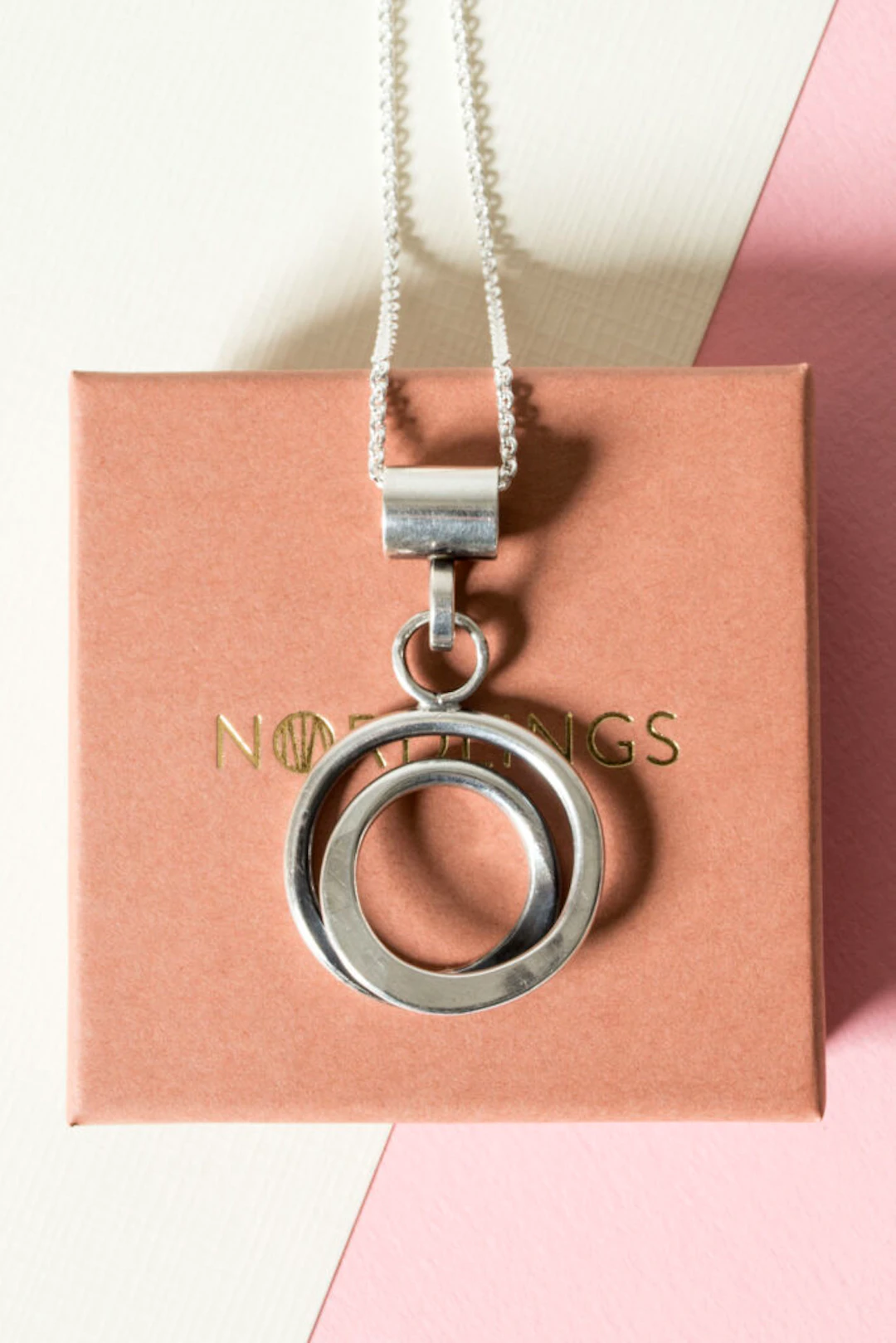 Silver pendant by Cecilia Johansson