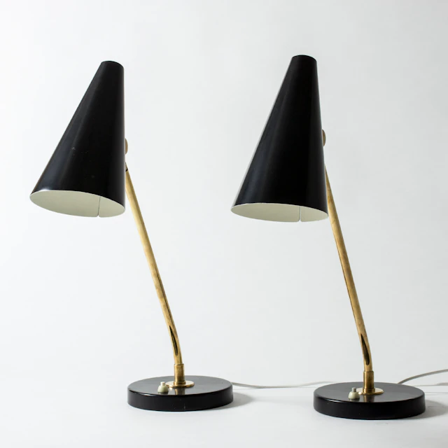 Pair of table lamps by Bertil Brisborg