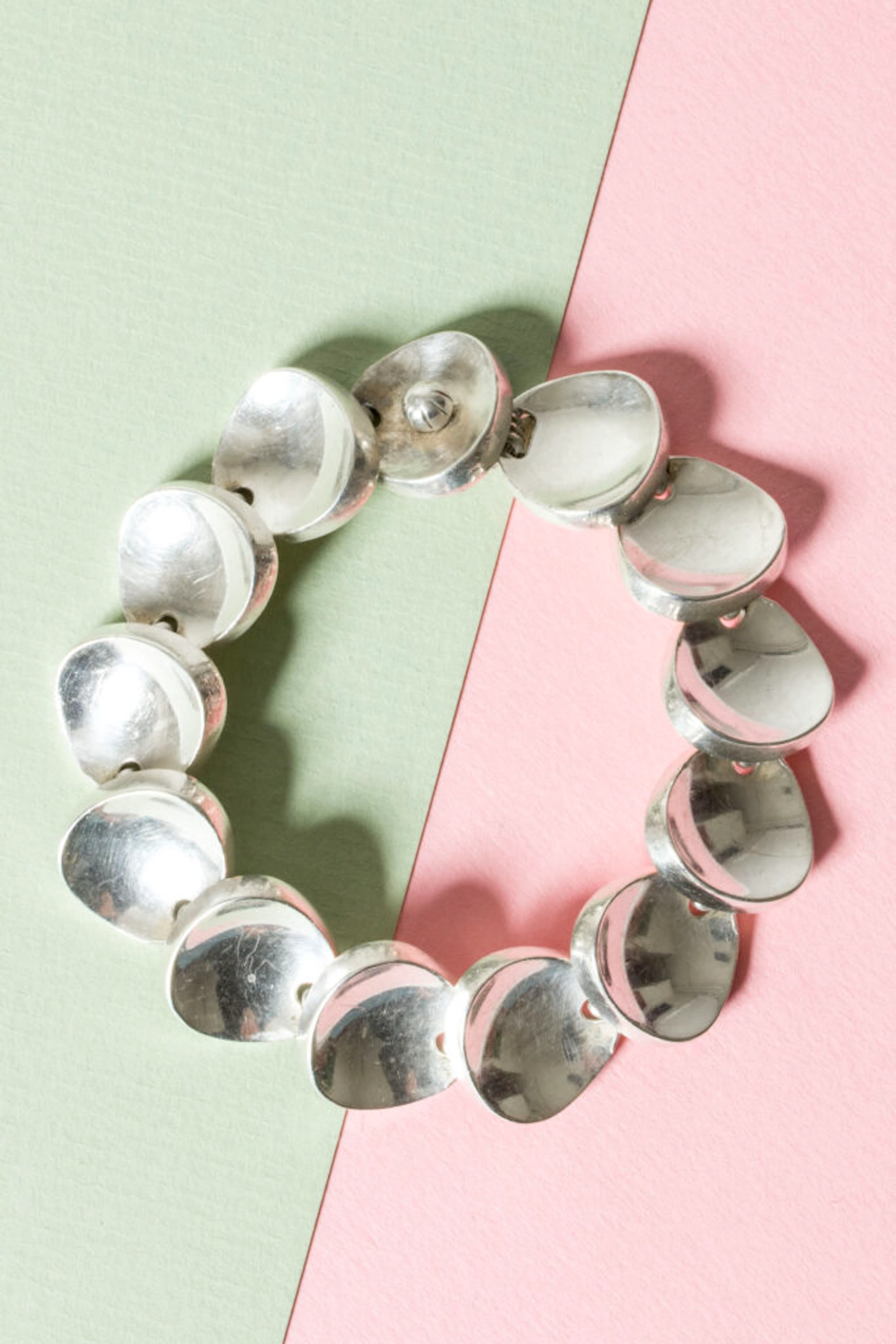 Silver bracelet by Bent Knudsen