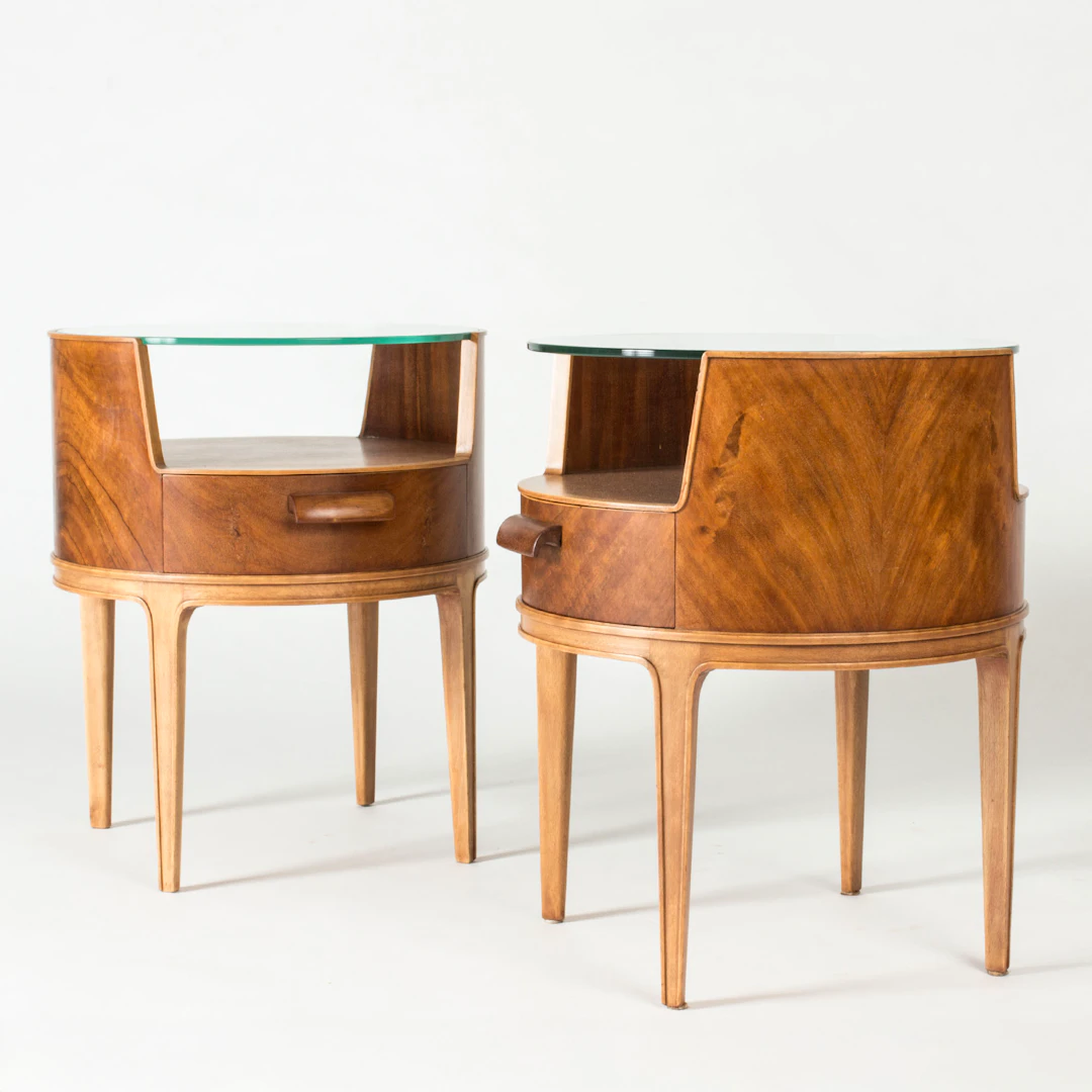 Bedside tables by Axel Larsson
