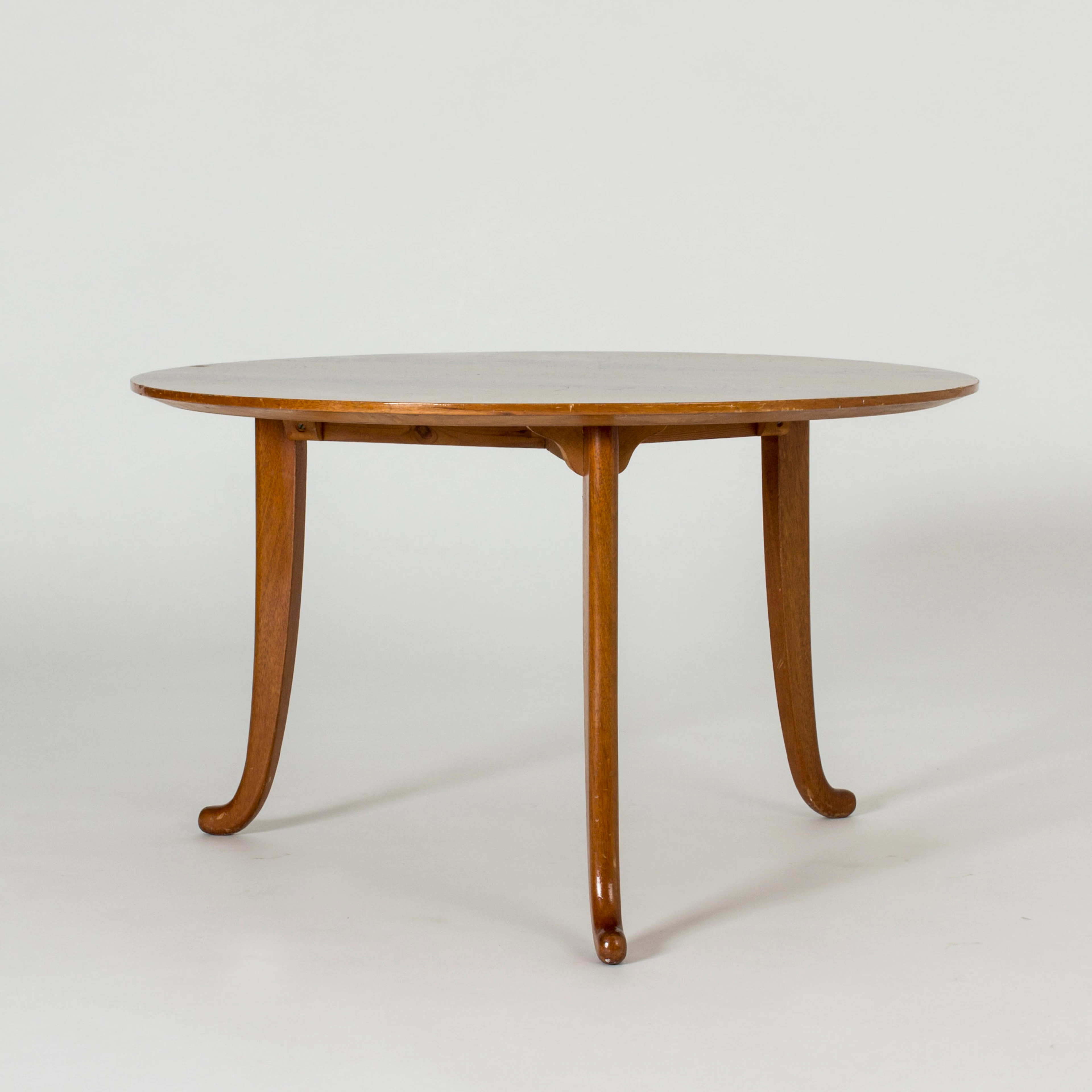 Rare 1940s mahogany coffee table by Josef Frank