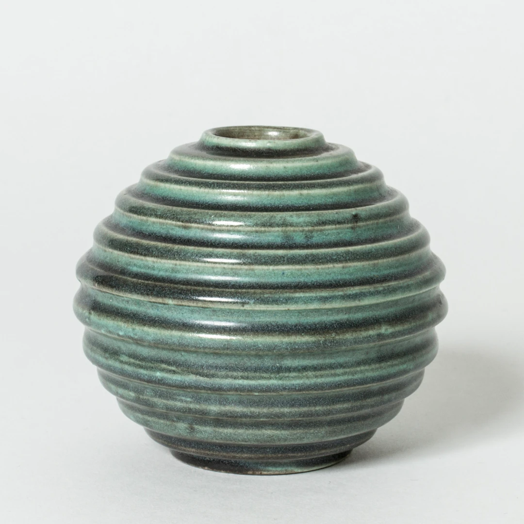 Vintage Stoneware vase by Ewald Dahlskog