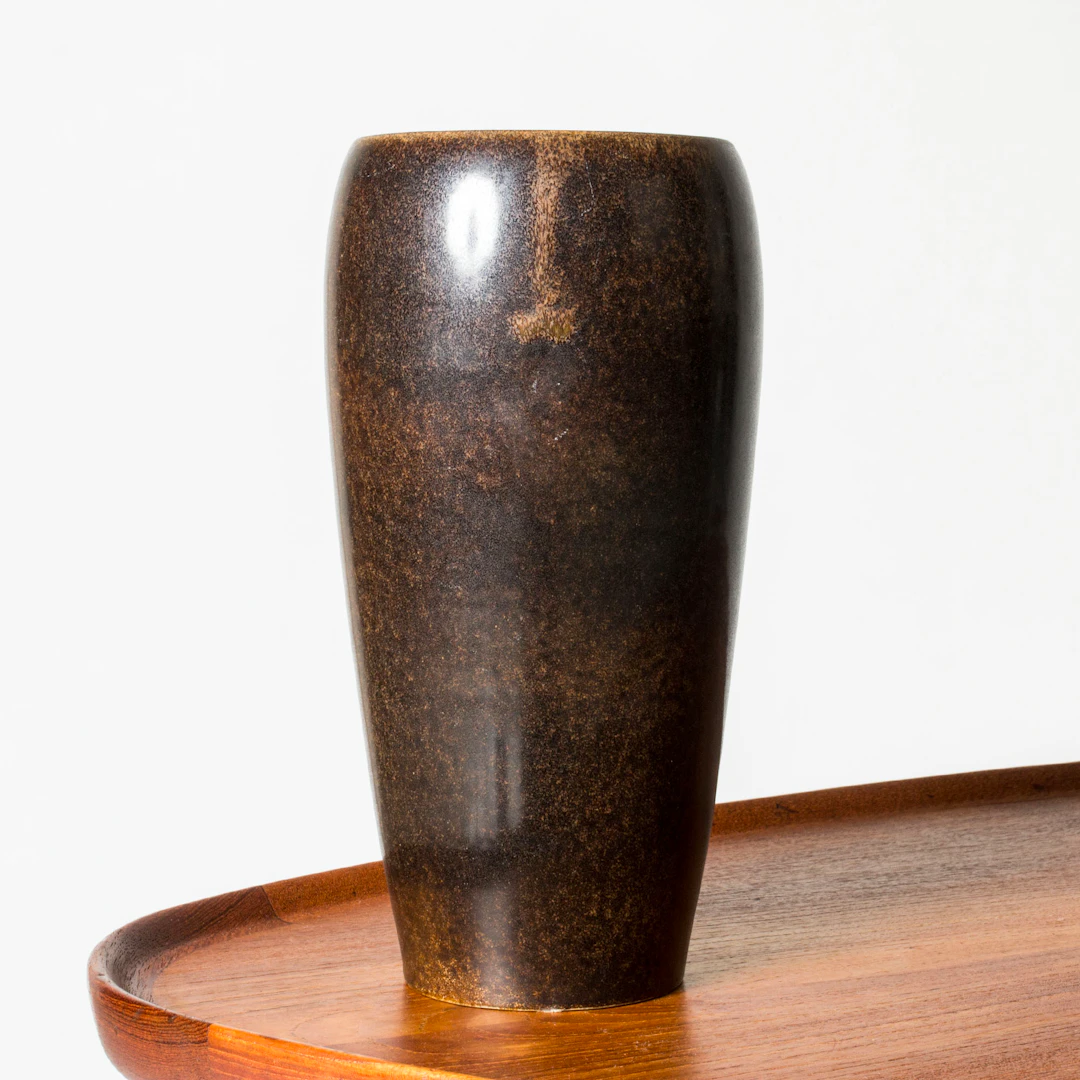 Stoneware vase by Stig Lindberg