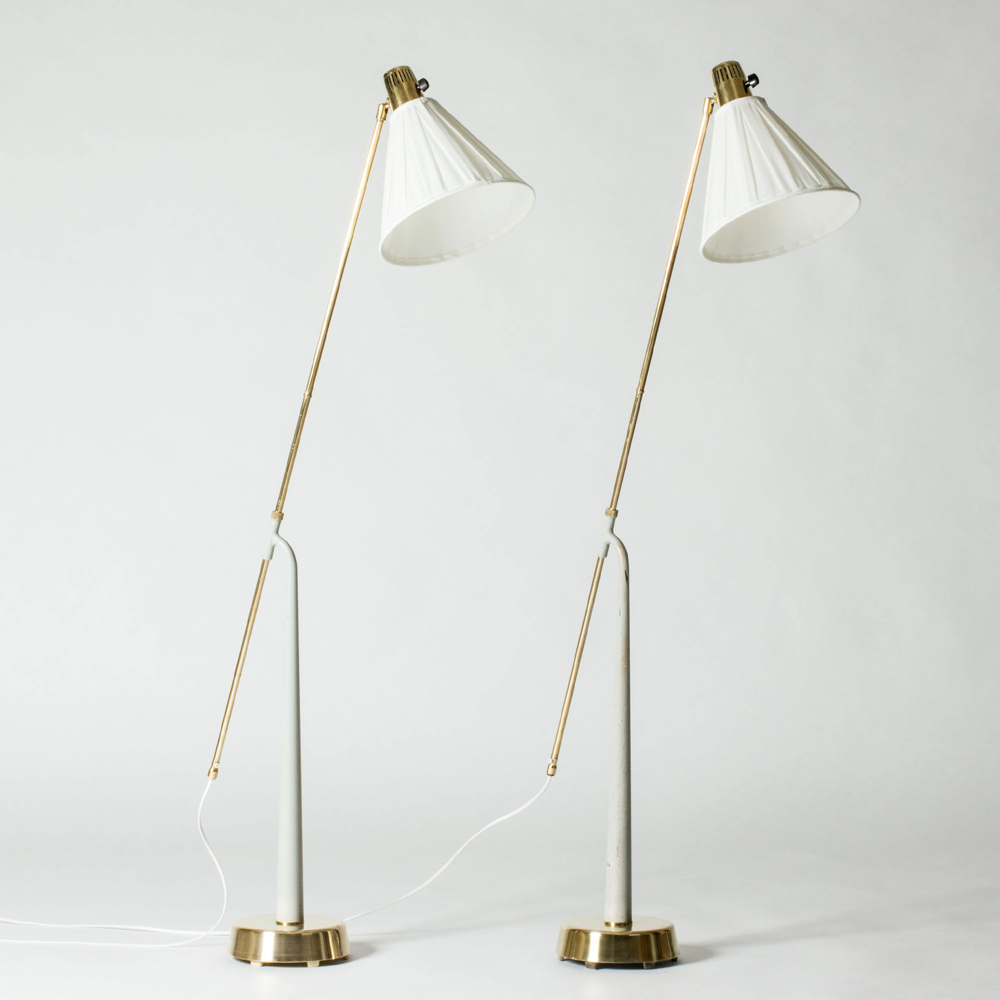 Modernist floor lamps by Hans Bergström