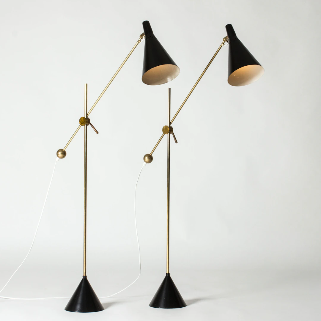 Pair of Midcentury Modern Floor Lamps by Tapio Wirkkala