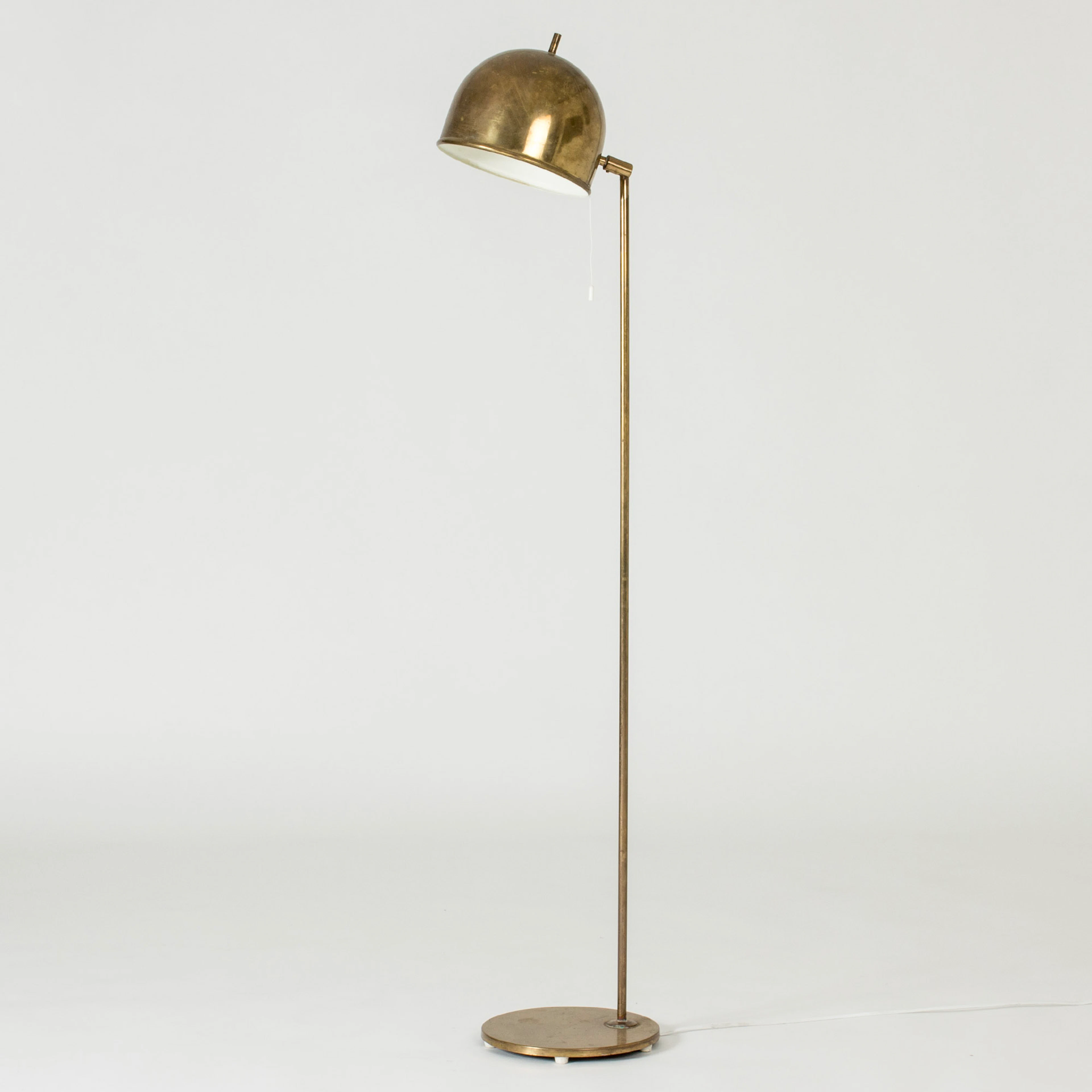 Vintage brass floor lamp from Bergboms