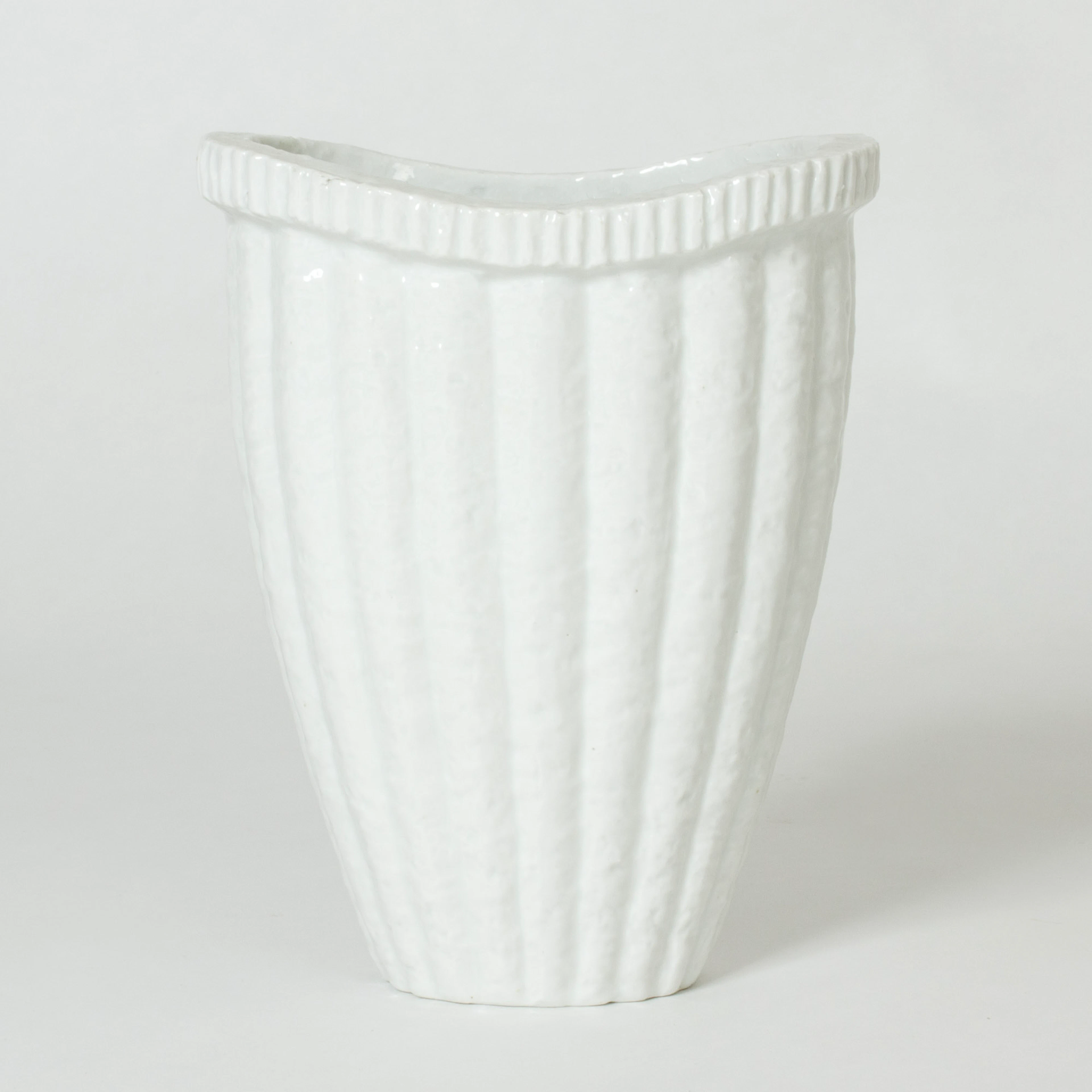 Midcentury chamotte vase by Gunnar Nylund