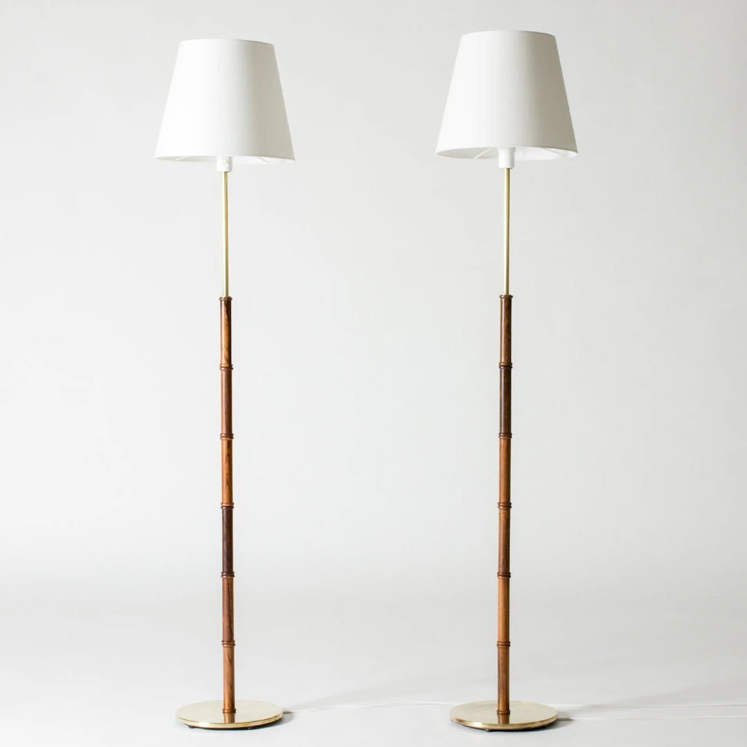 Midcentury floor lamps from Falkenbergs Belysning