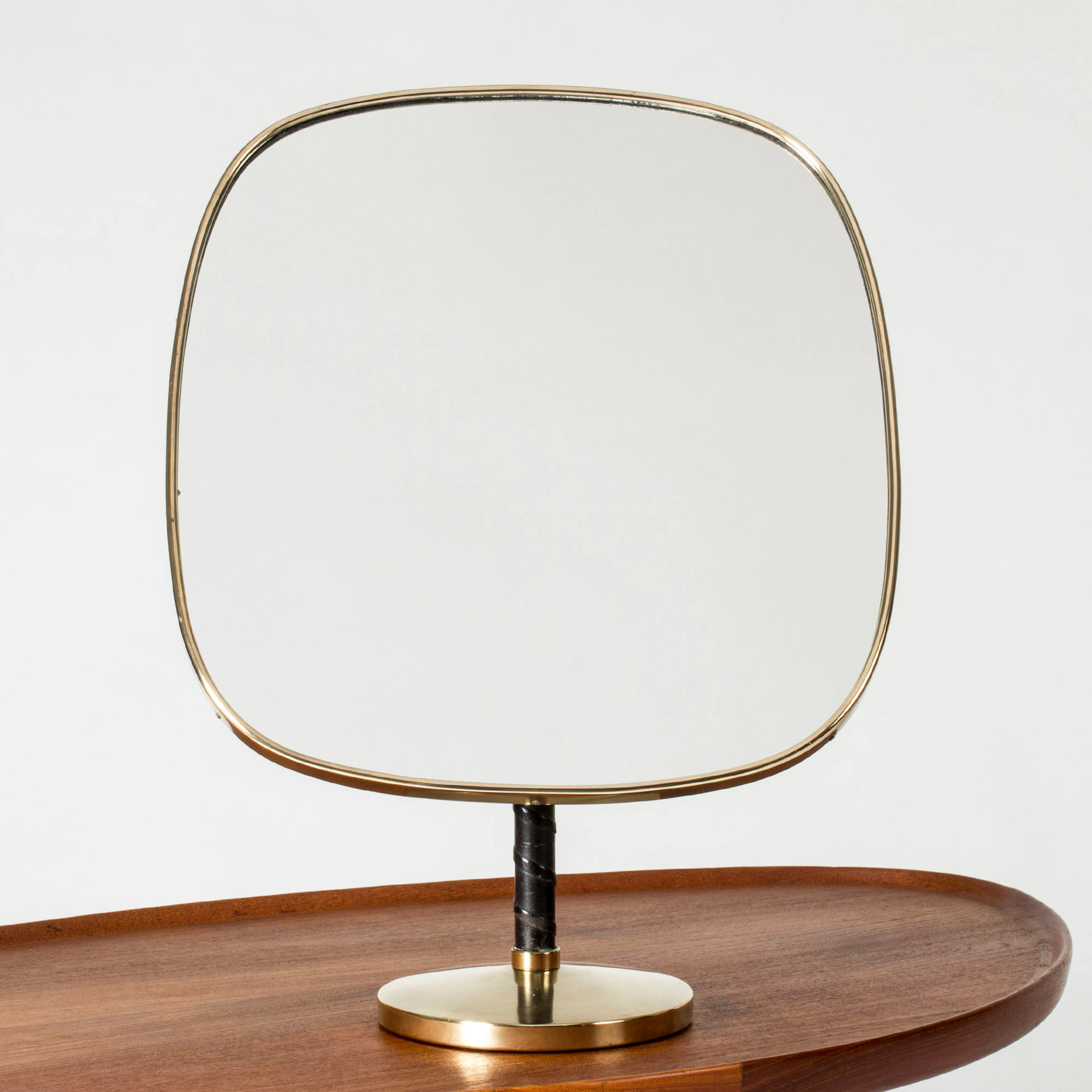 Modernist “Futura” table mirror by David Rosén