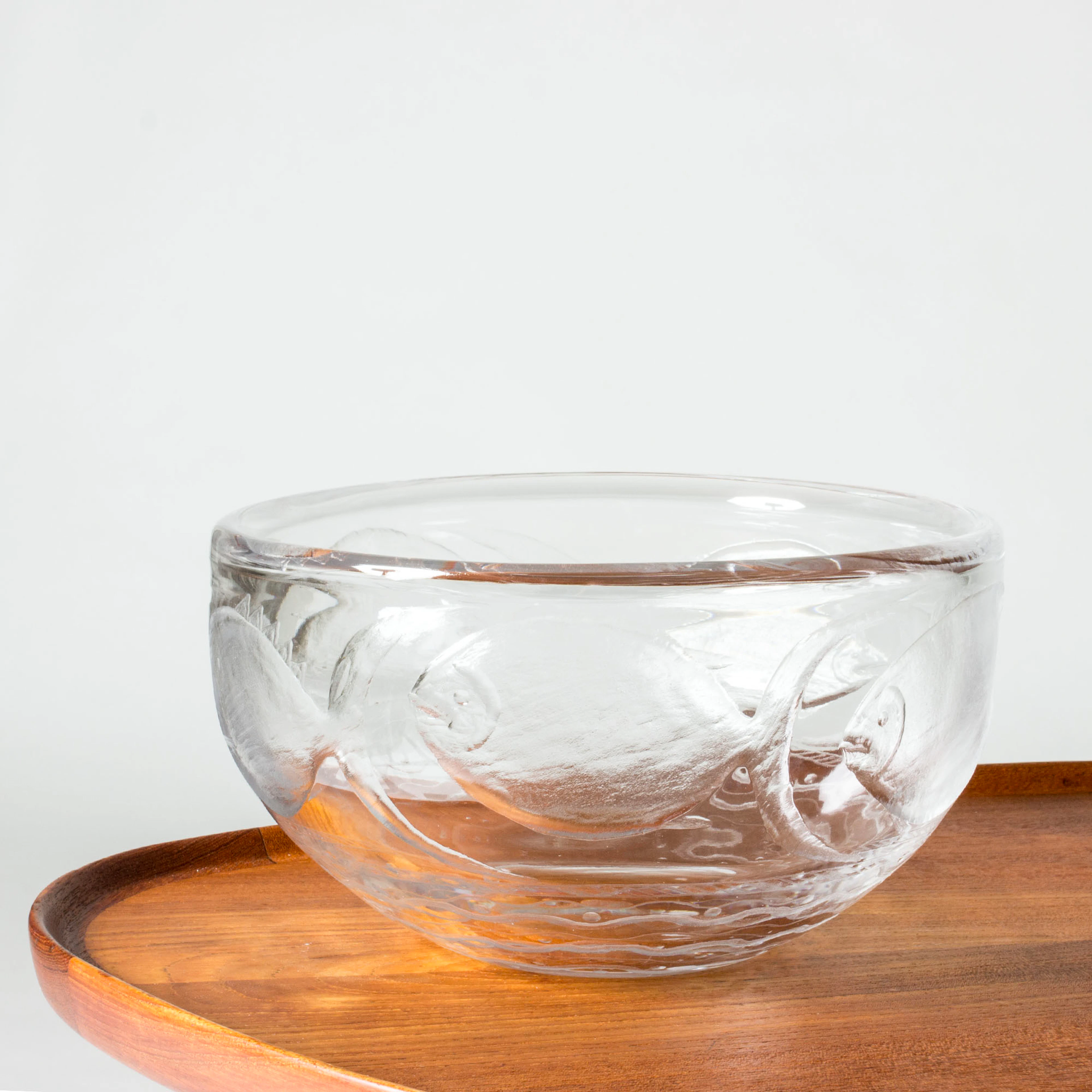 Midcentury glass bowl by Erik Höglund