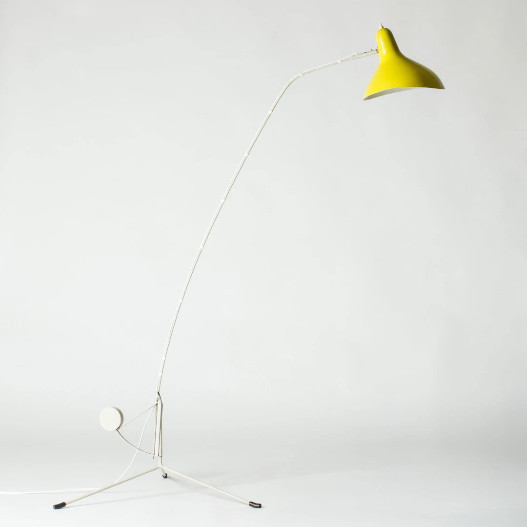 Modernist “Mantis” floor lamp by Bernard Schottlander