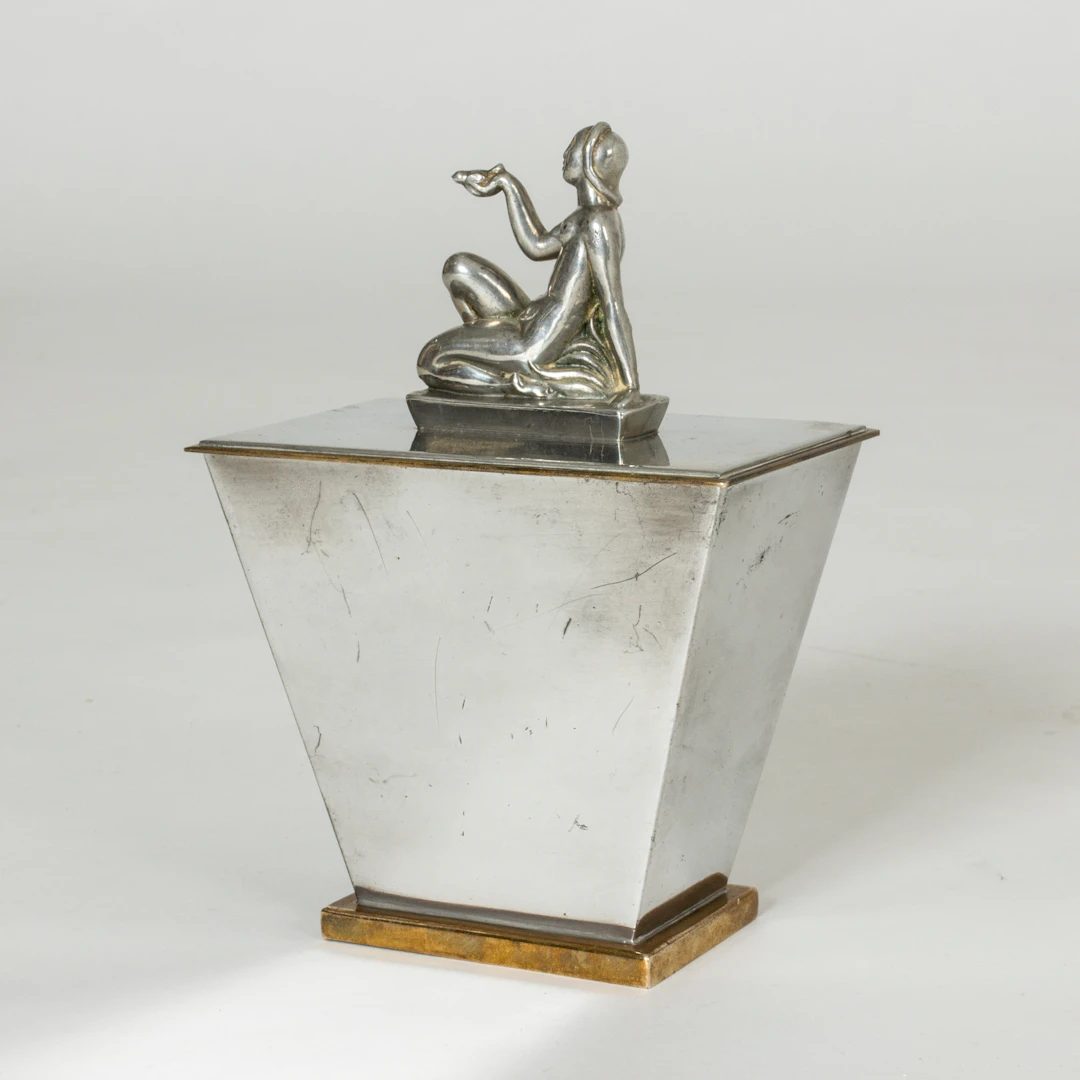 Pewter jar by Oscar Antonsson