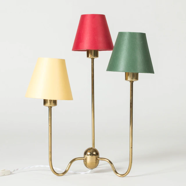 Vintage table lamp #2468 by Josef Frank
