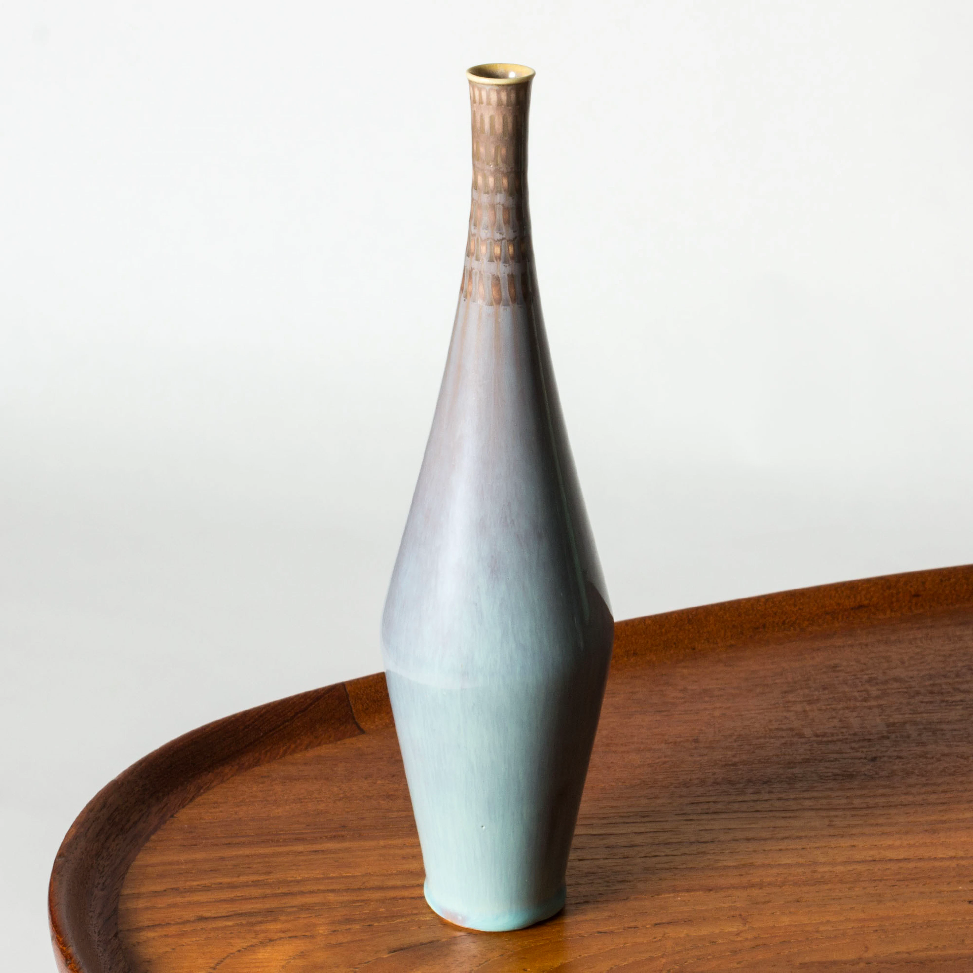 Modernist stoneware vase by Stig Lindberg
