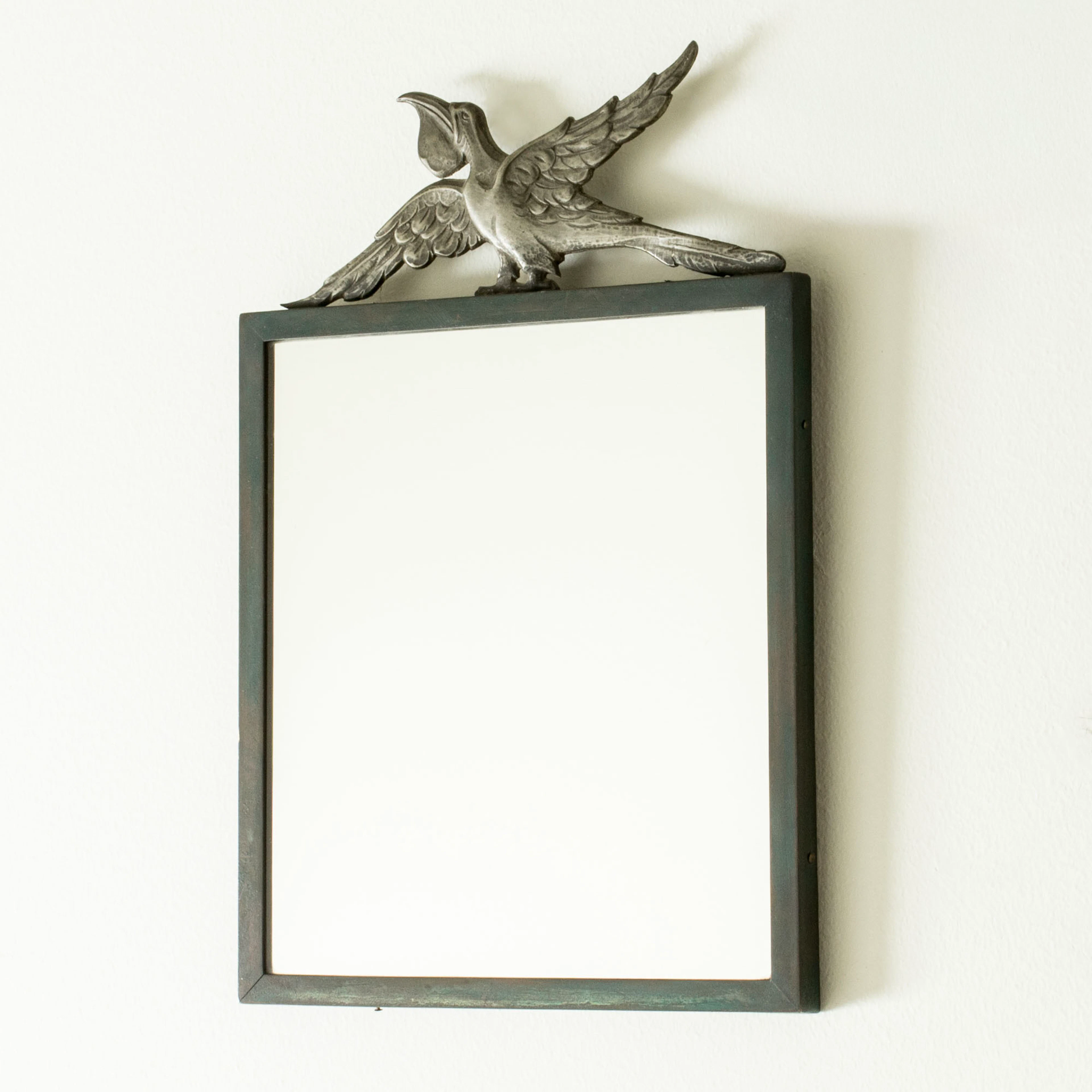 Swedish Grace Bronze Wall Mirror by Astrid Aagesen