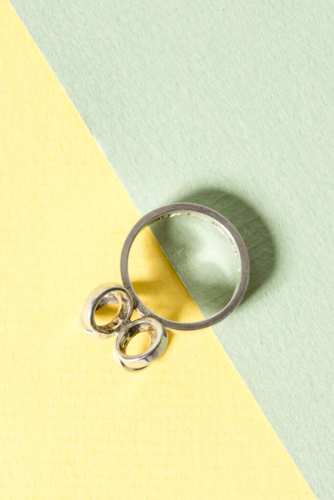 Silver ring by Cecilia Johansson