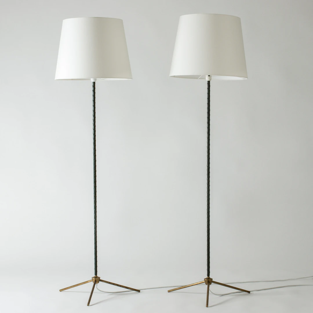 Pair of floor lamps from Bergboms