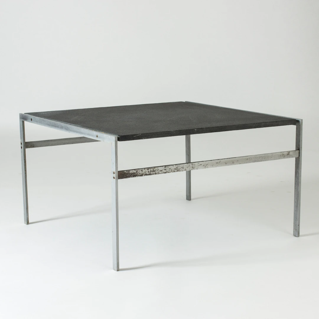 Stone coffee table by Preben Fabricius & Jørgen Kastholm