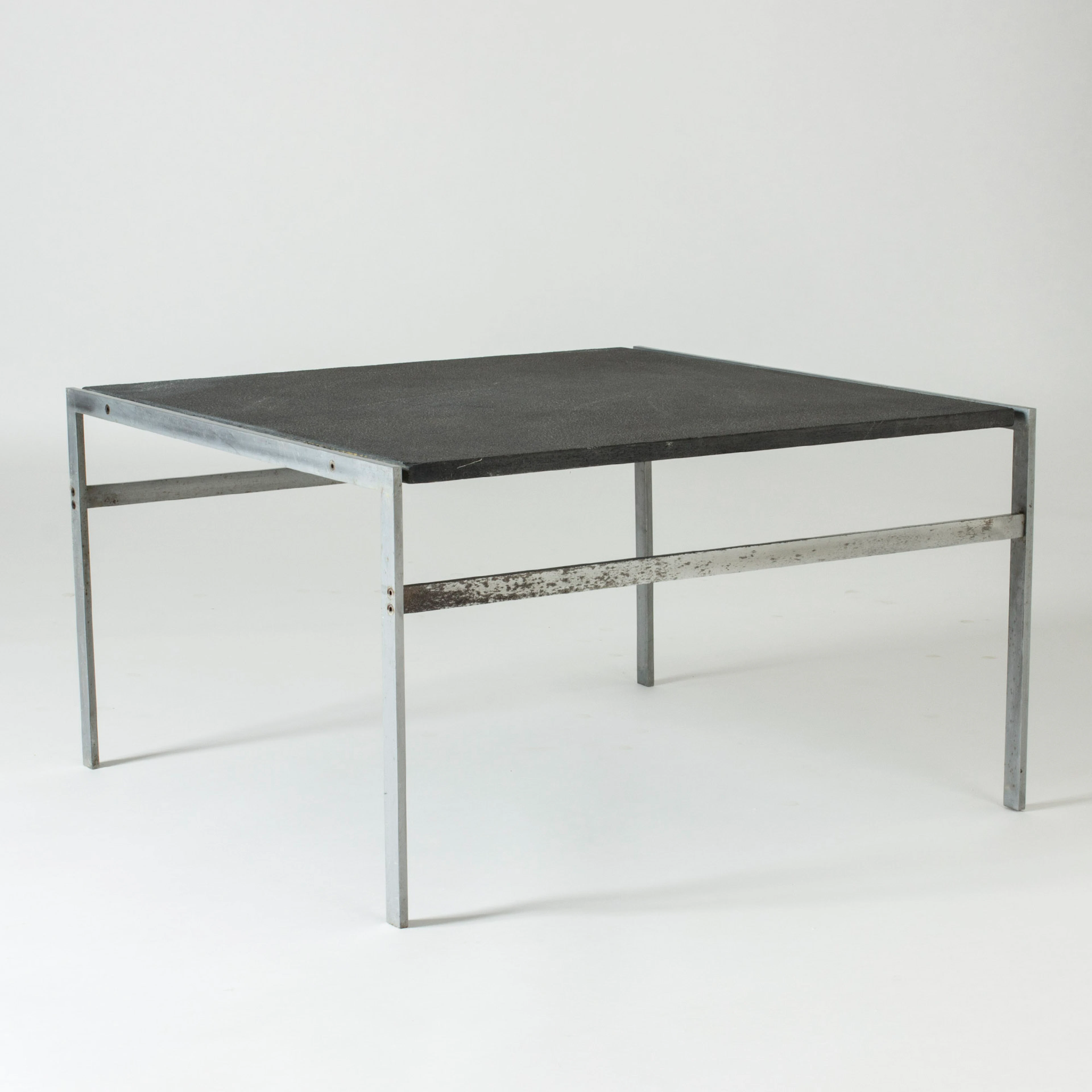 Stone coffee table by Preben Fabricius & Jørgen Kastholm