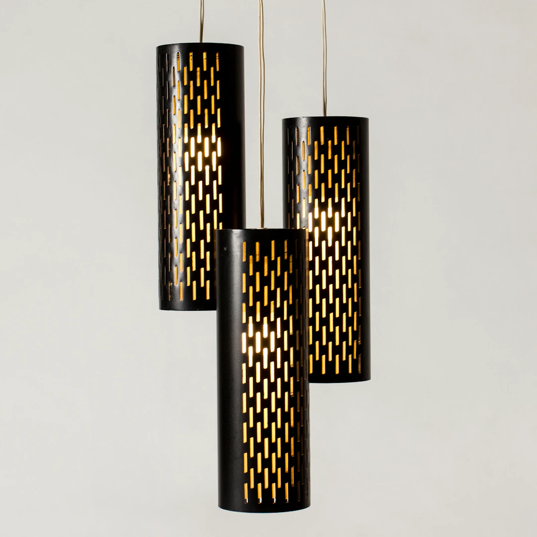 Midcentury pendant light by Hans Bergström