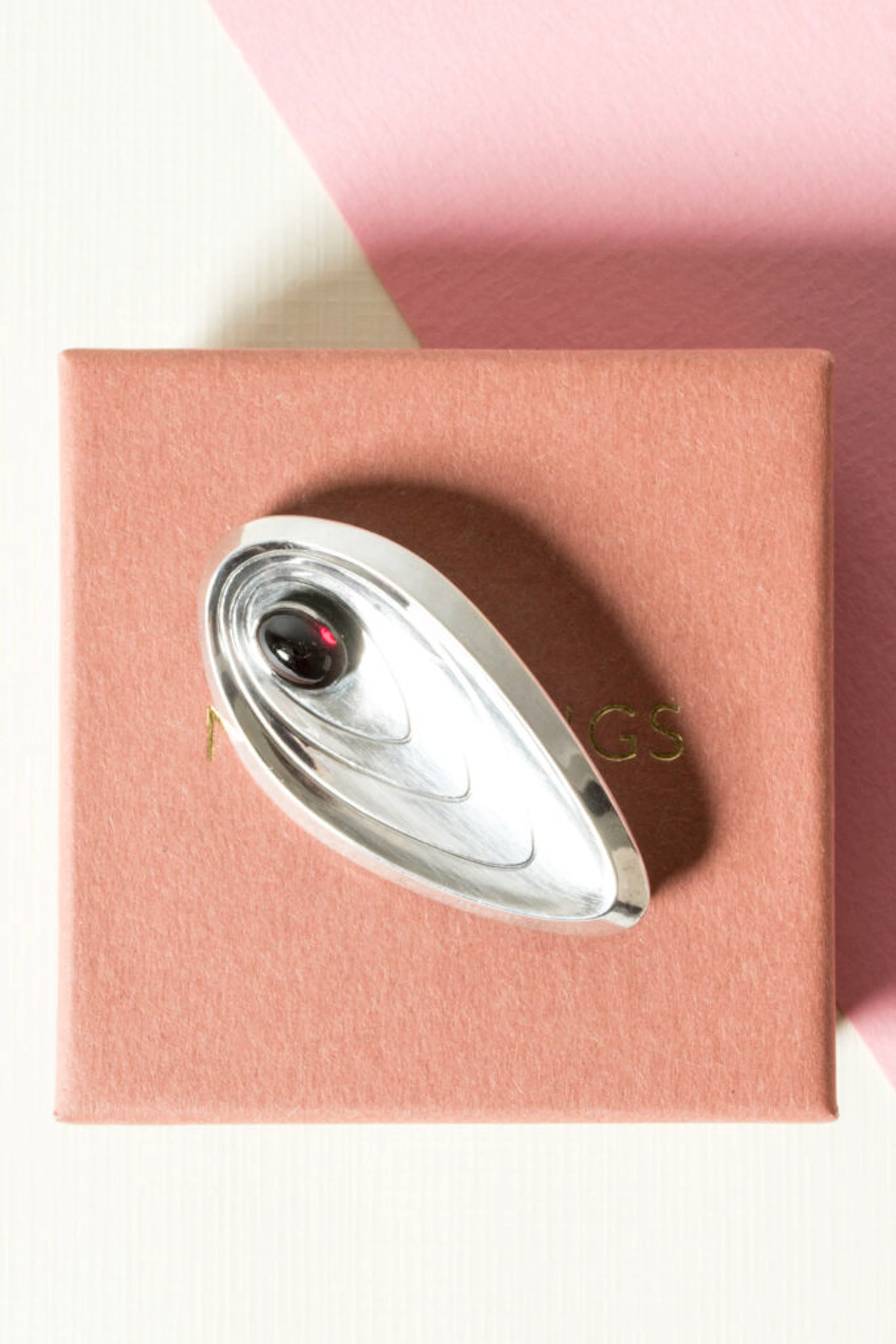 Modernist silver brooch by Sven-Arne Gillgren