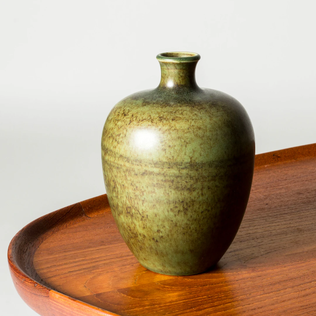 Midcentury Stoneware Vase From Tobo