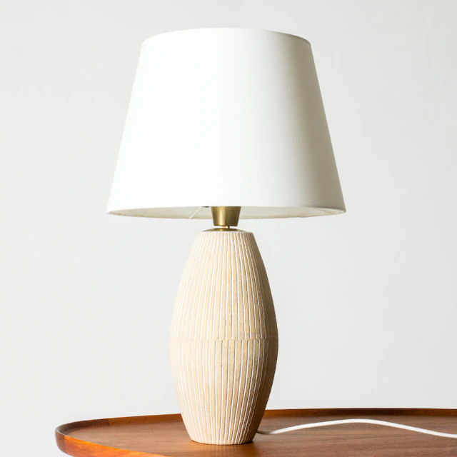 Stoneware table lamp by Edgar Böckman