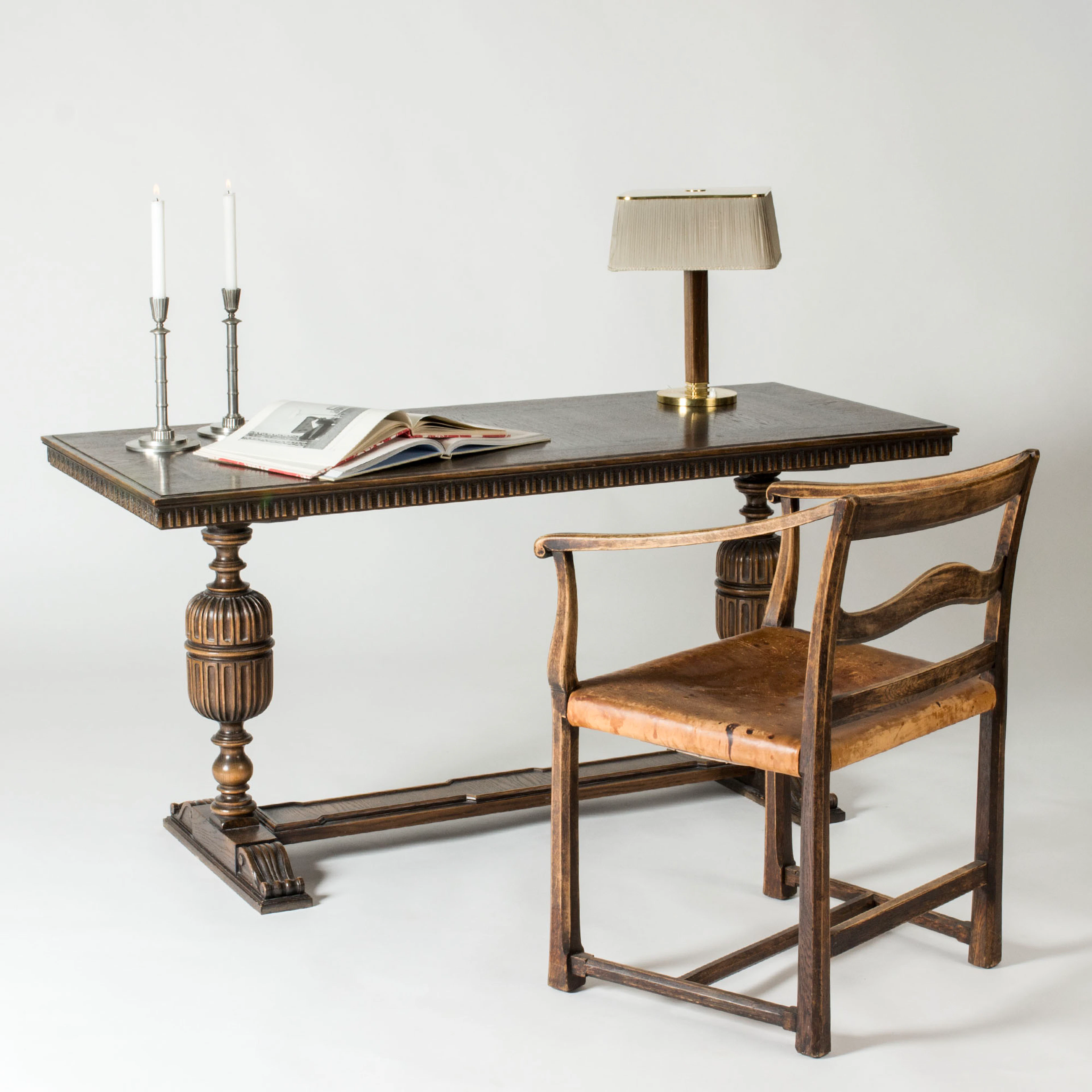 “Charles” Library Table by Axel Einar Hjorth
