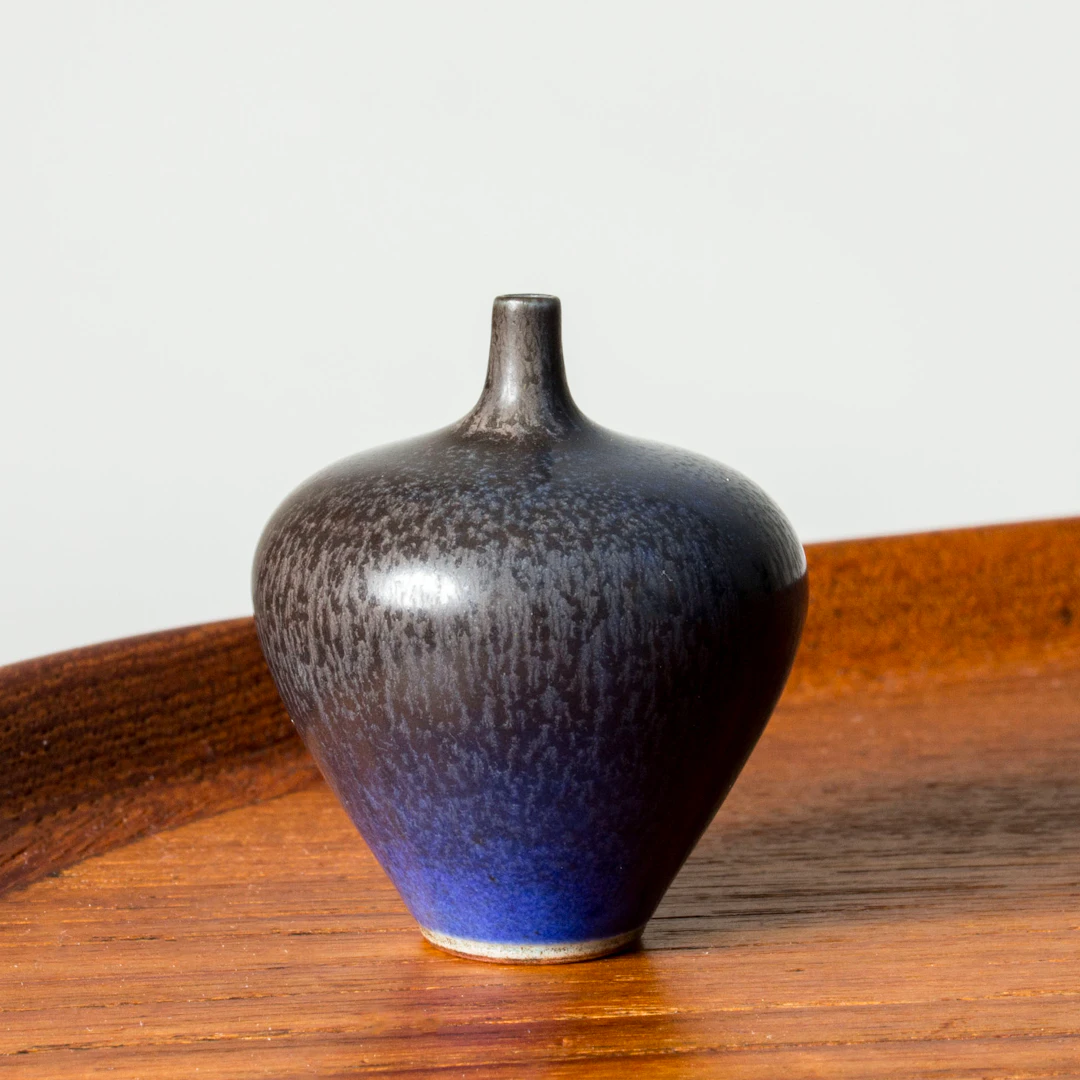 Miniature Stoneware Vase by Berndt Friberg