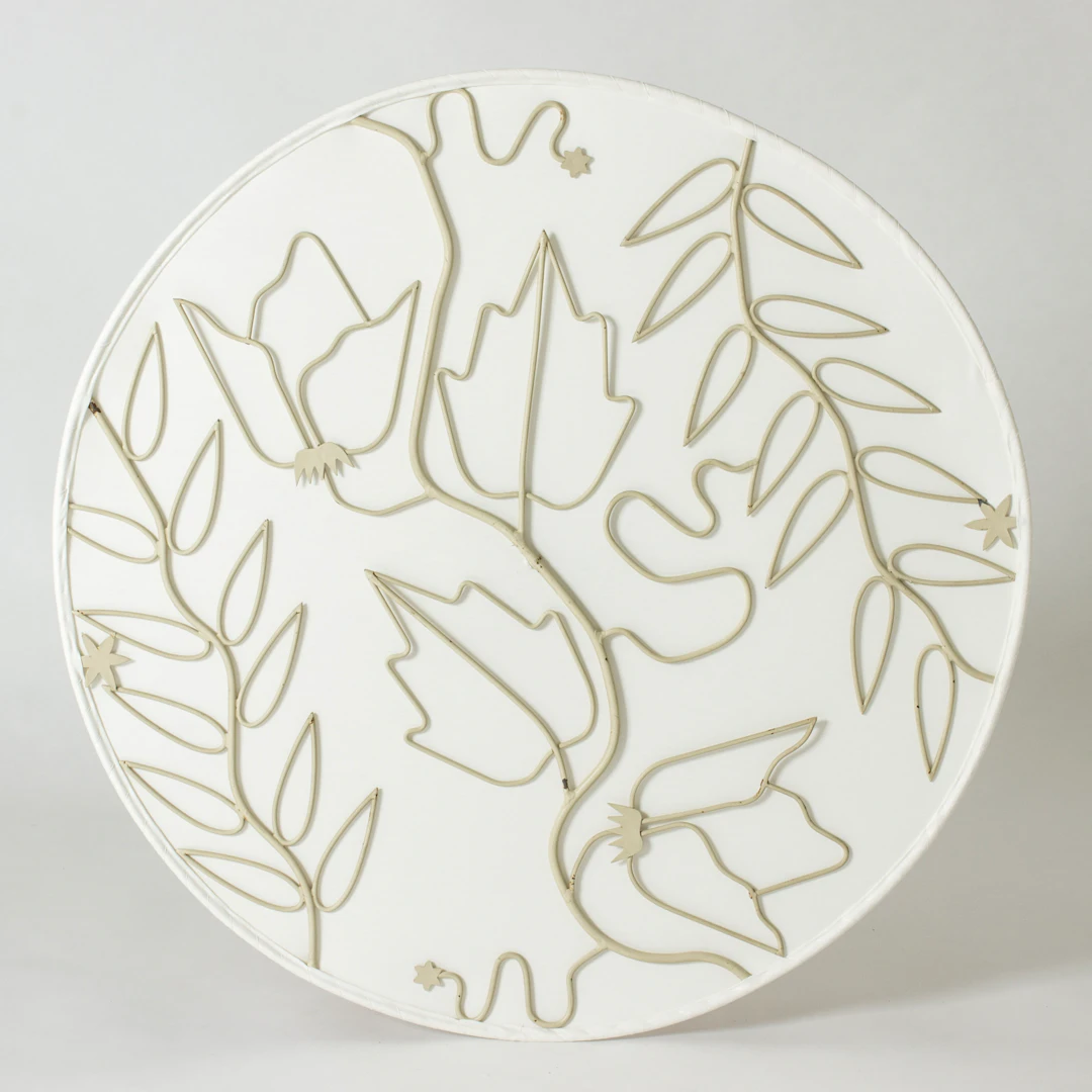 Swedish Modern flush mount by Hans Bergström