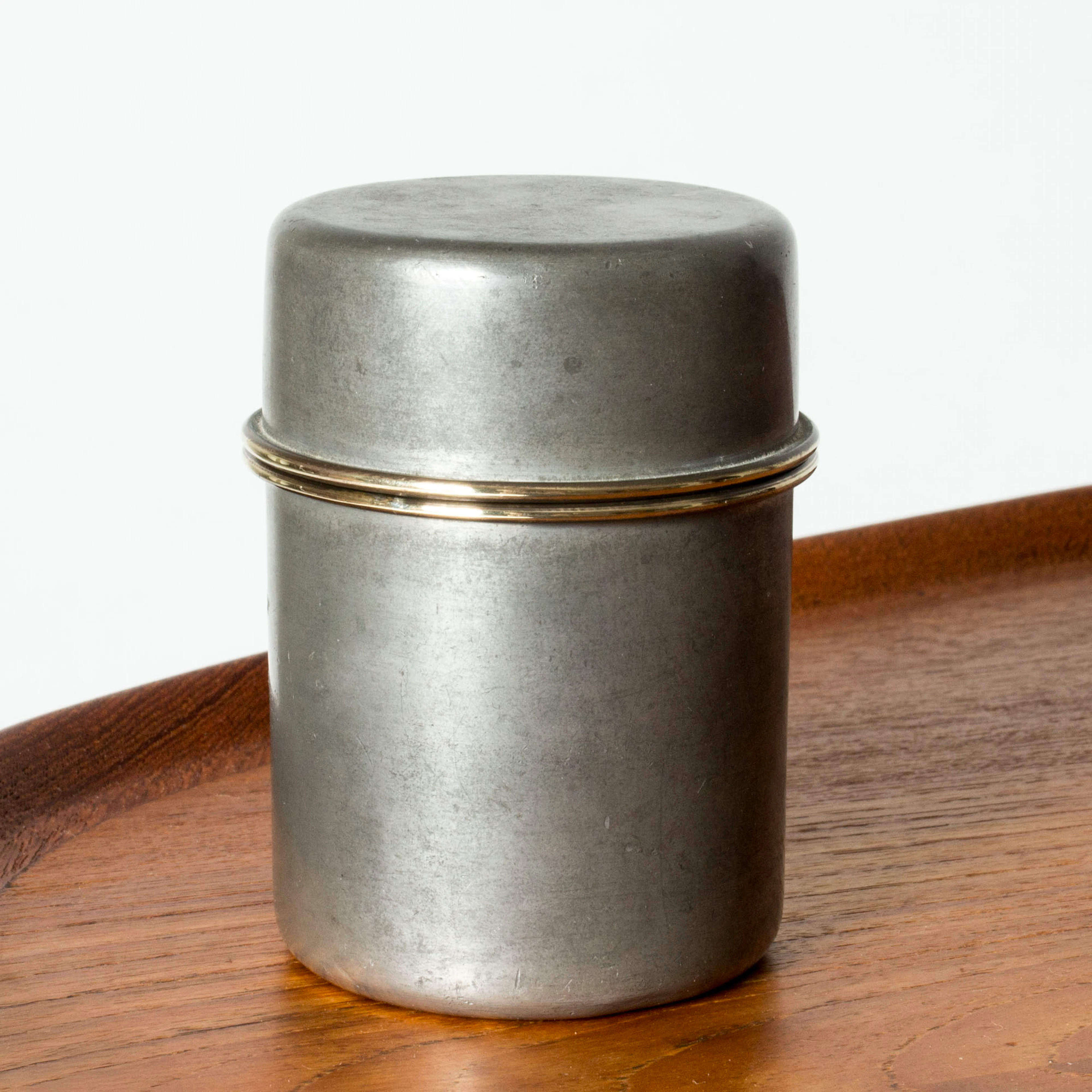 Modernist Pewter jar by Estrid Ericson