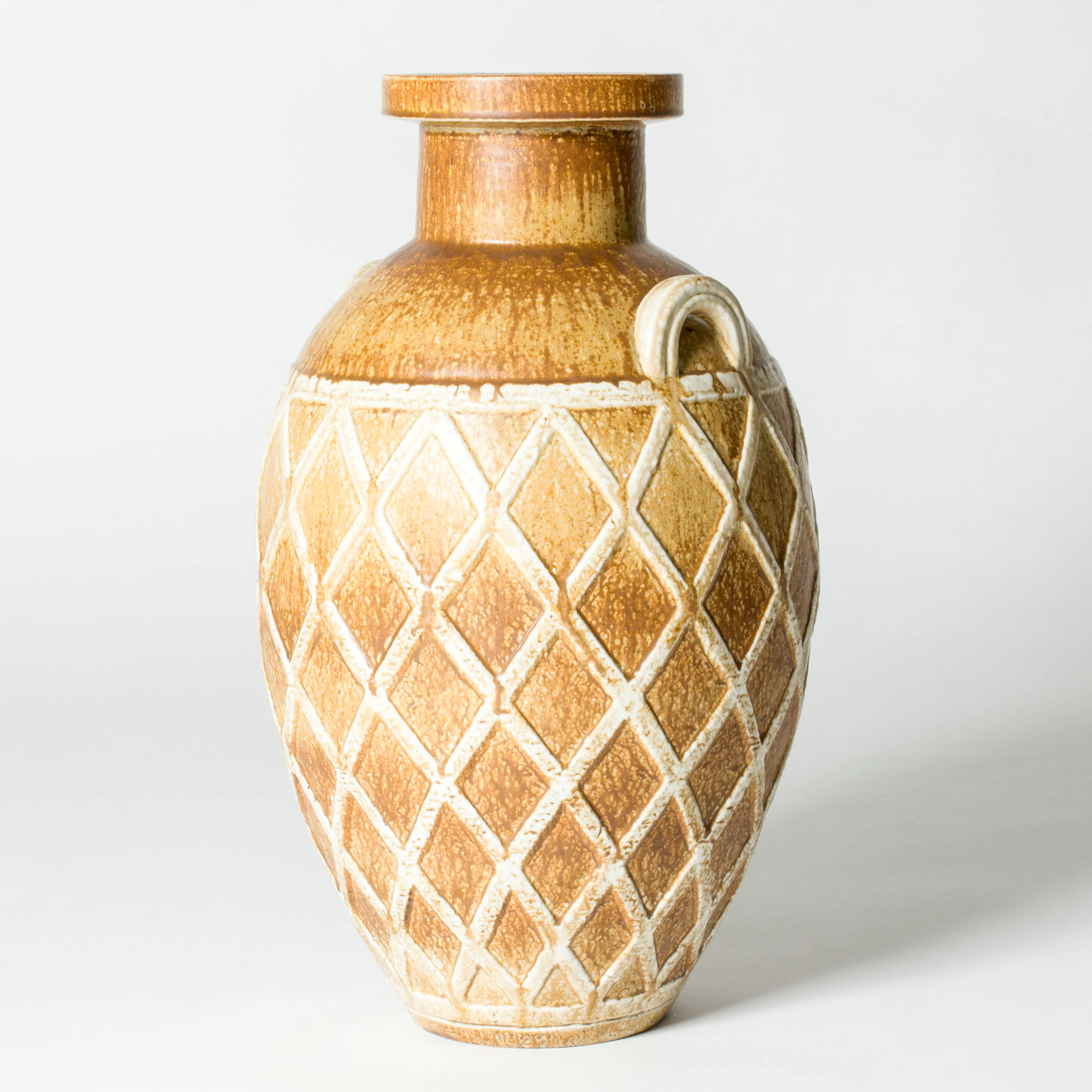 Modernist floor vase by Gunnar Nylund