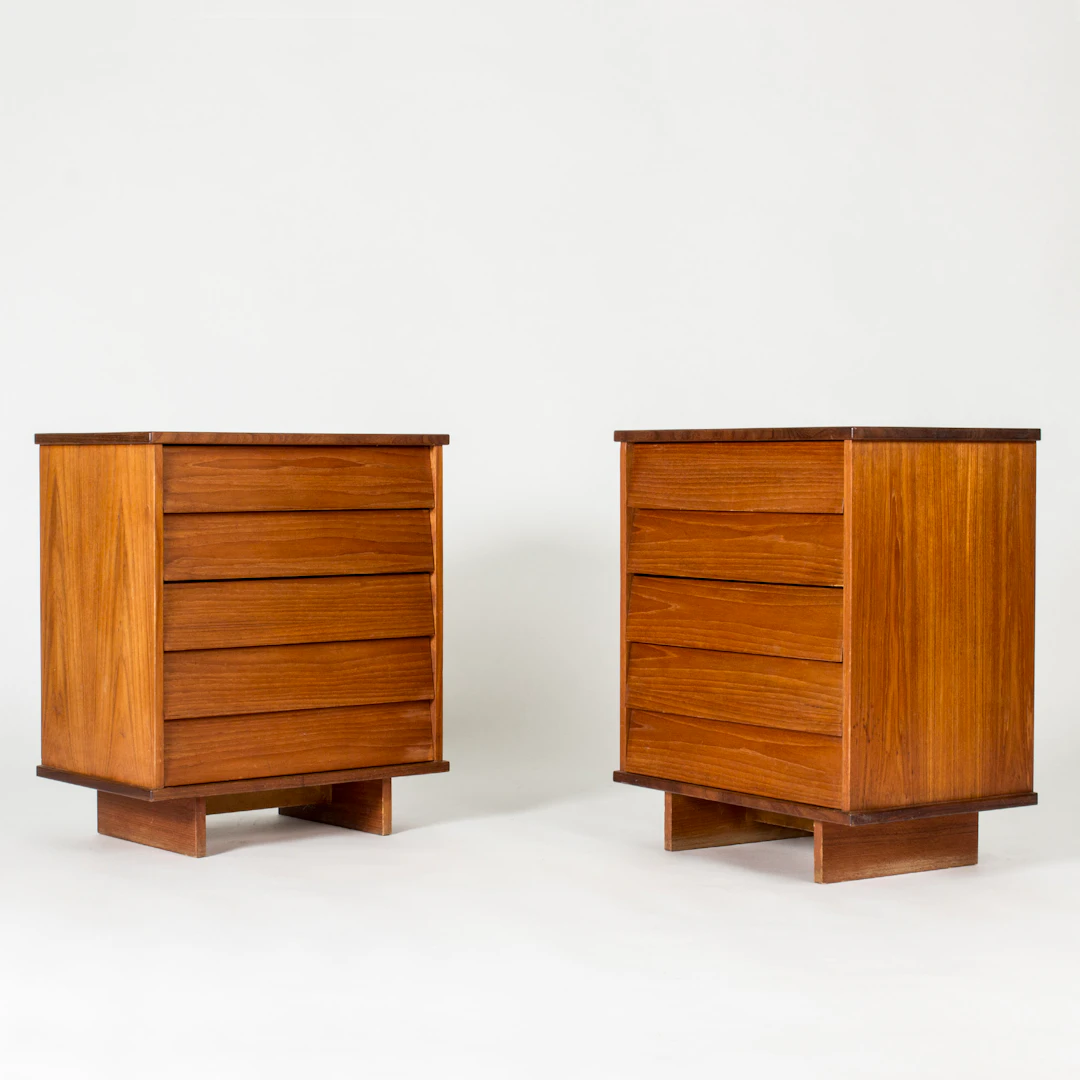 Pair of teak chests of drawers by Ilmari Tapiovaara