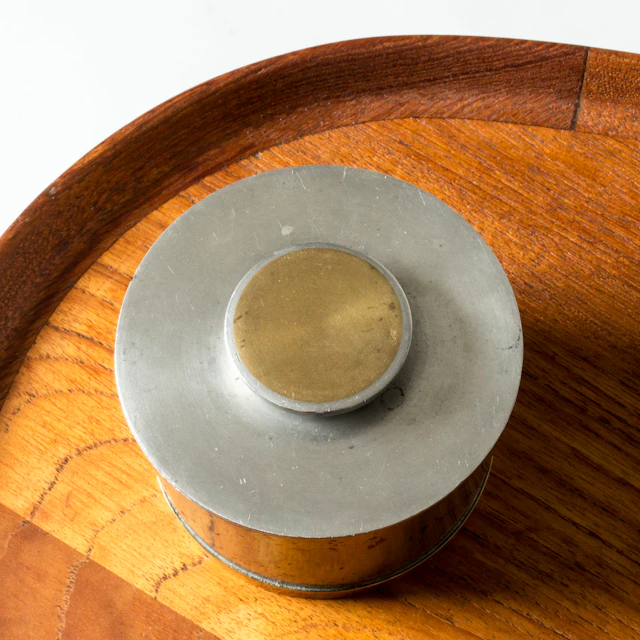 Midcentury Pewter Jar by Nils Fougstedt