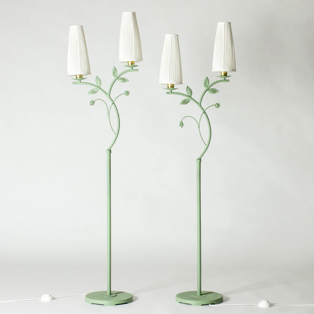 Swedish Modern Floor lamps from Bjerkås Armatur
