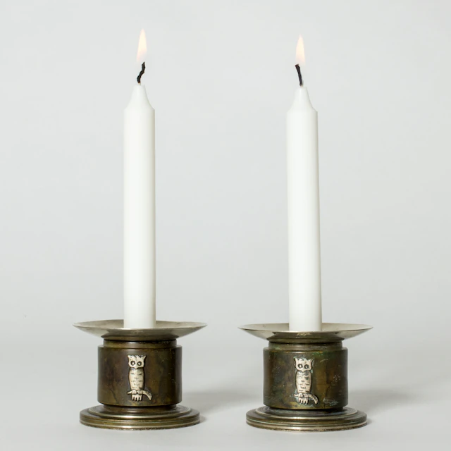 Bronze candlesticks from Orio