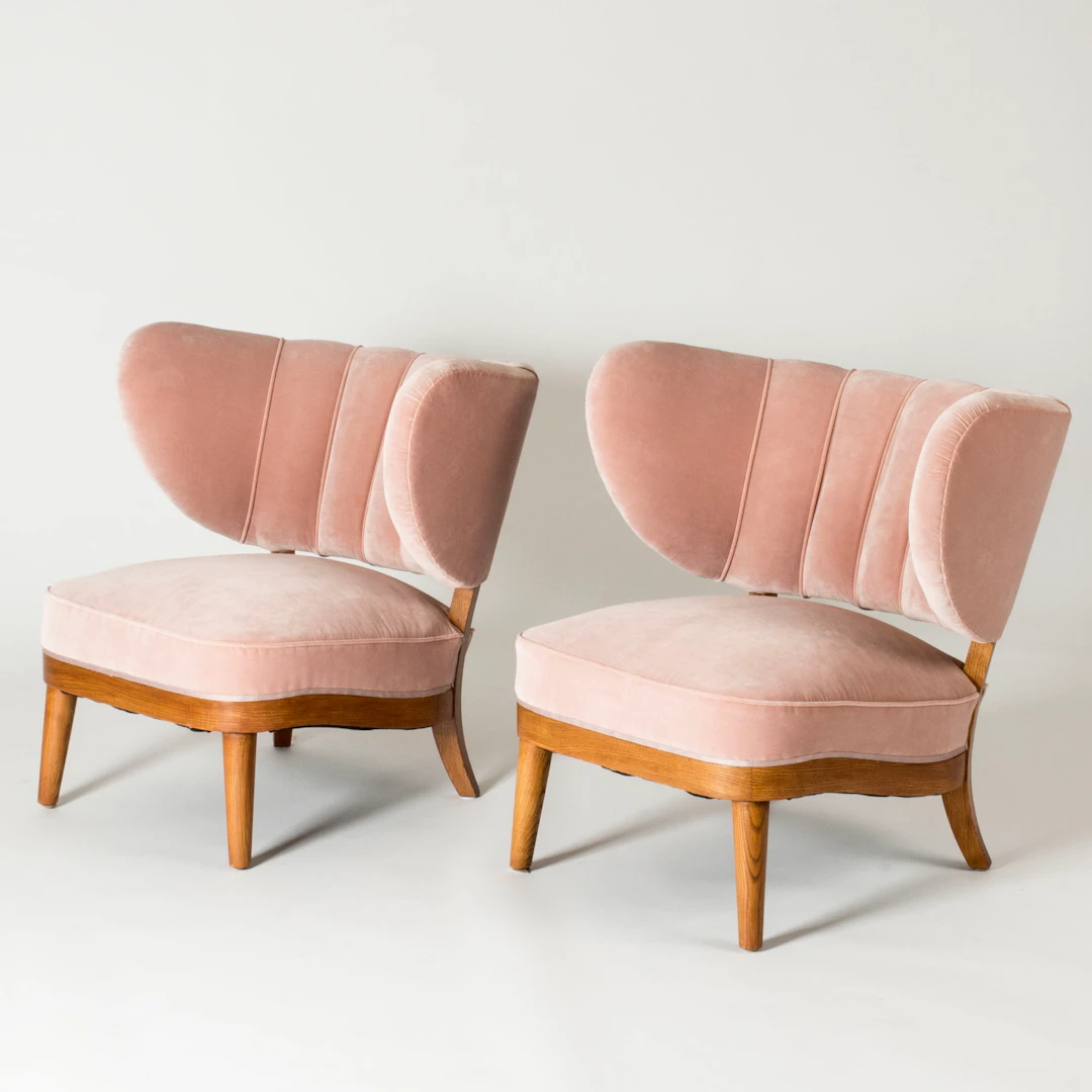 Scandinavian Modern Lounge Chairs by Otto Schulz