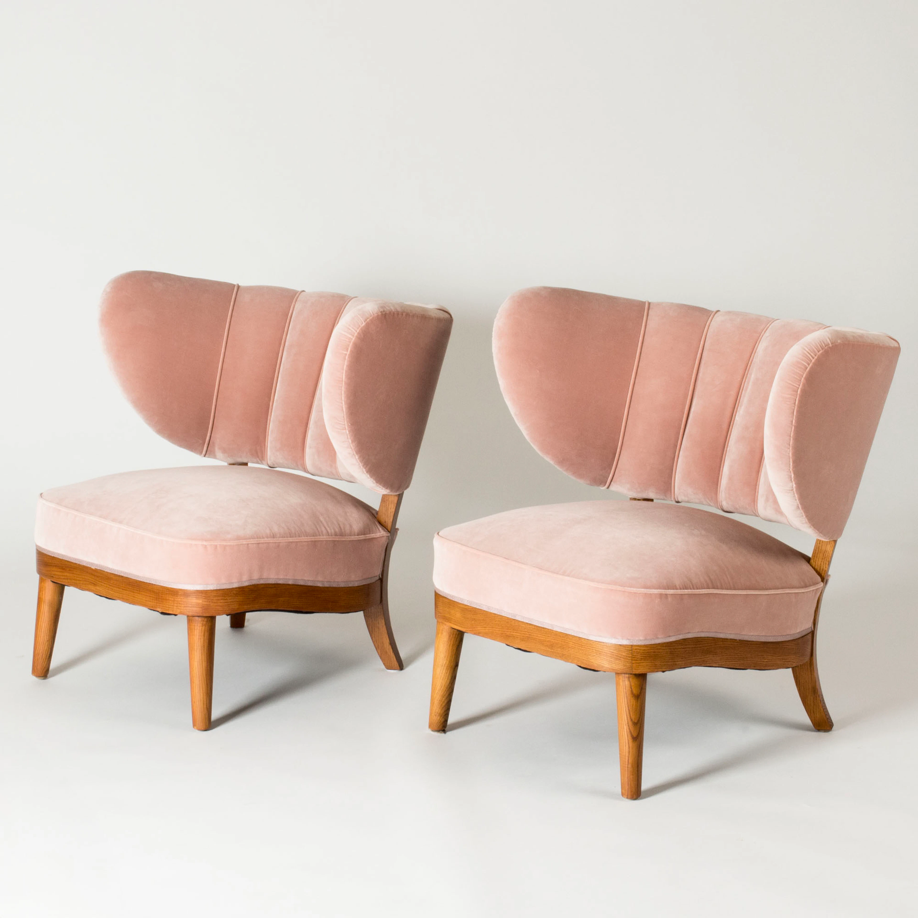 Scandinavian Modern Lounge Chairs by Otto Schulz