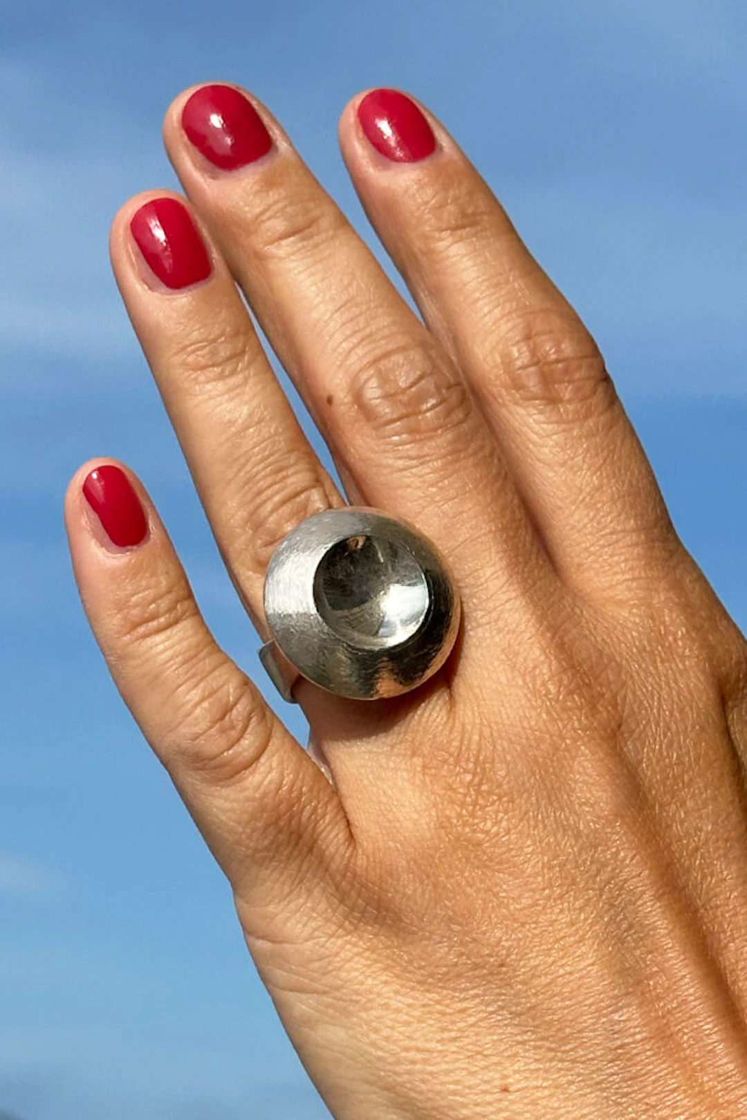Silver ring by Sven-Erik Högberg