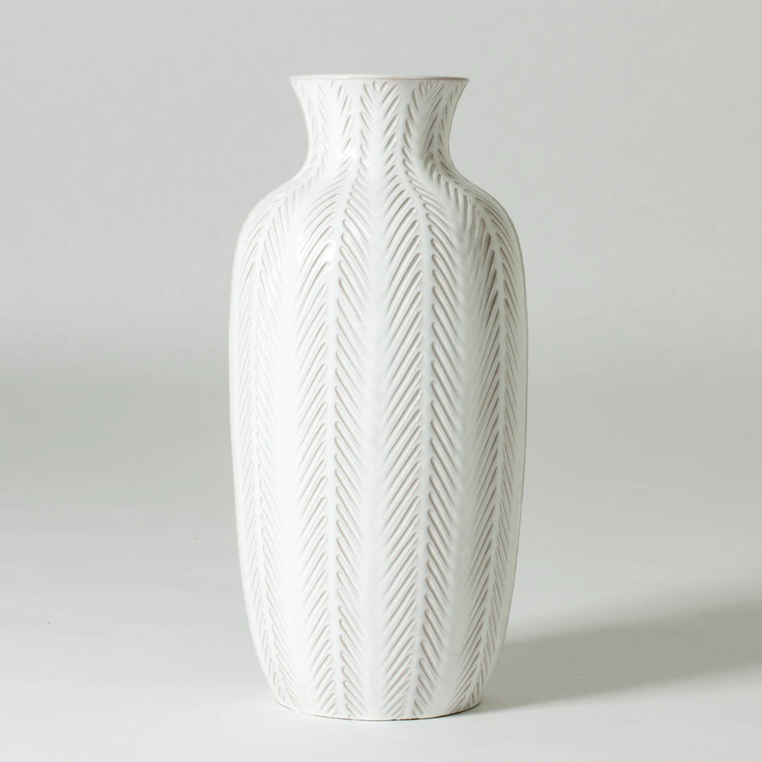 Modernist earthenware floor vase by Anna-Lisa Thomson