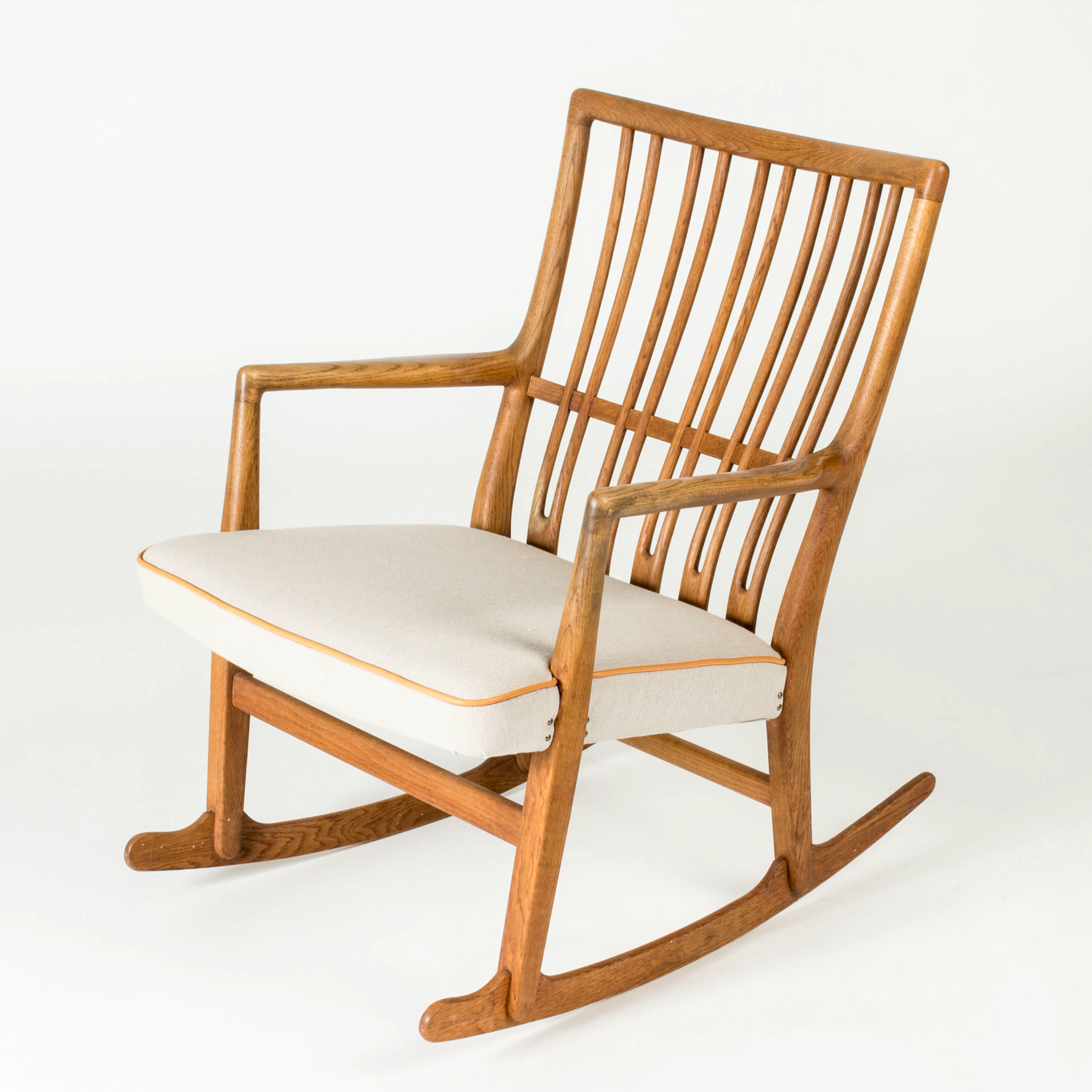 Scandinavian Modern Rocking Chair by Hans J. Wegner