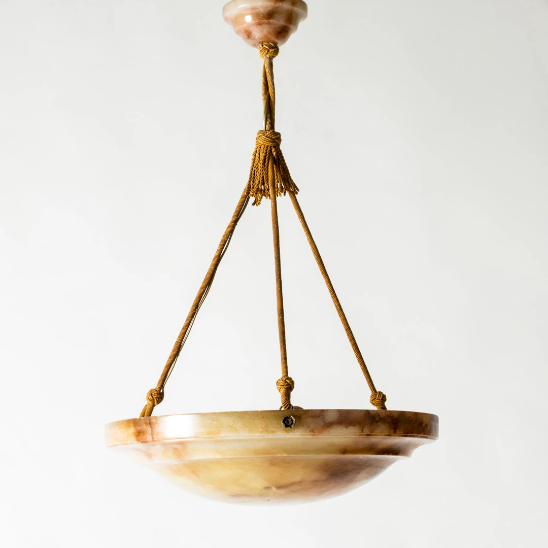 Swedish Grace alabaster pendant light