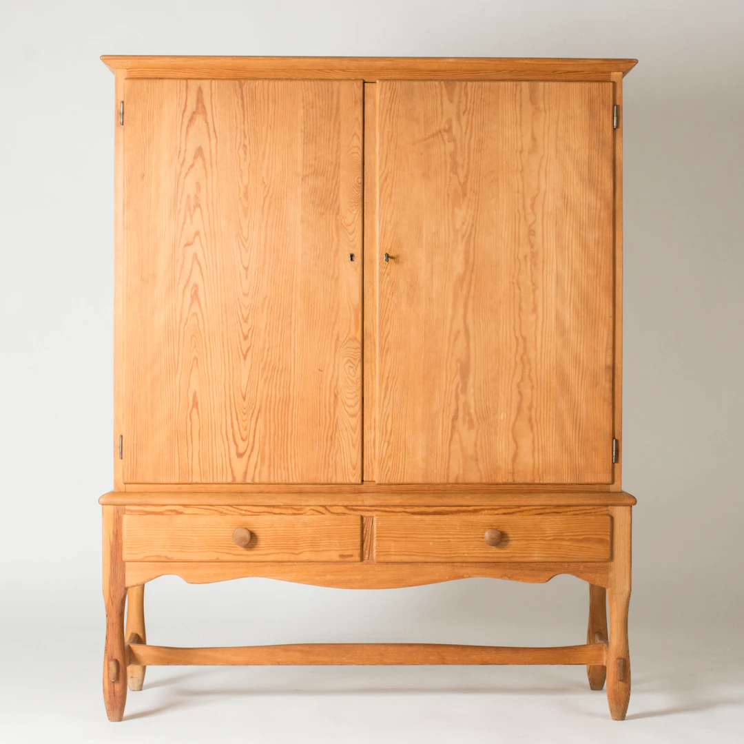 Midcentury “Hytte” Pine Cabinet from NK