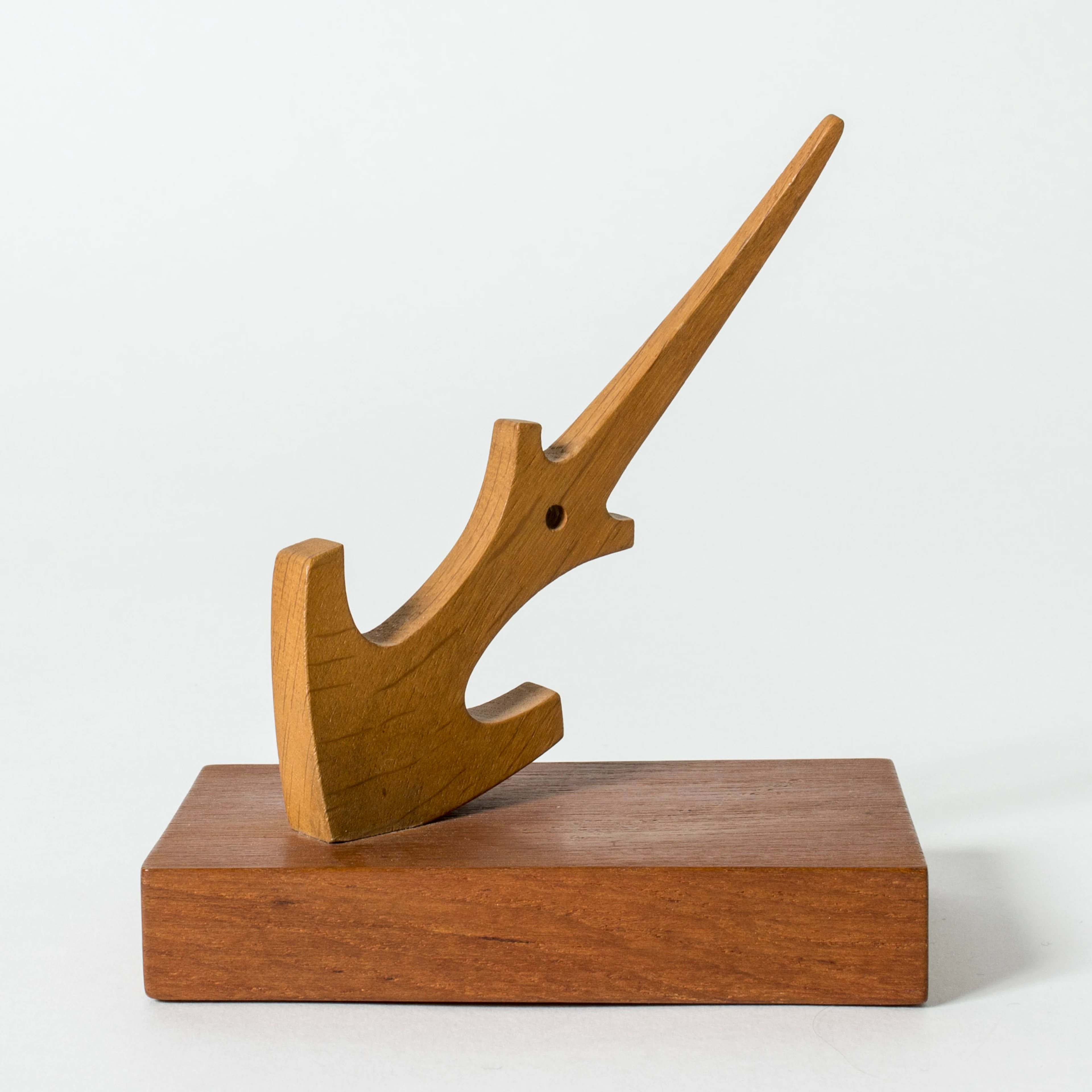 Teak sculpture by Johnny Mattsson