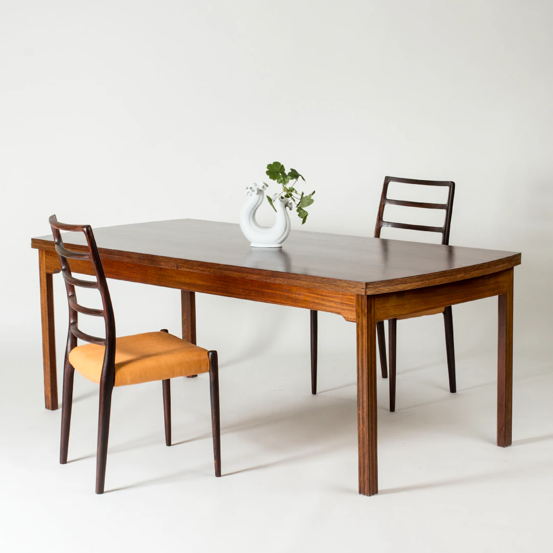 Mahogany Dining Table by Ole Wanscher