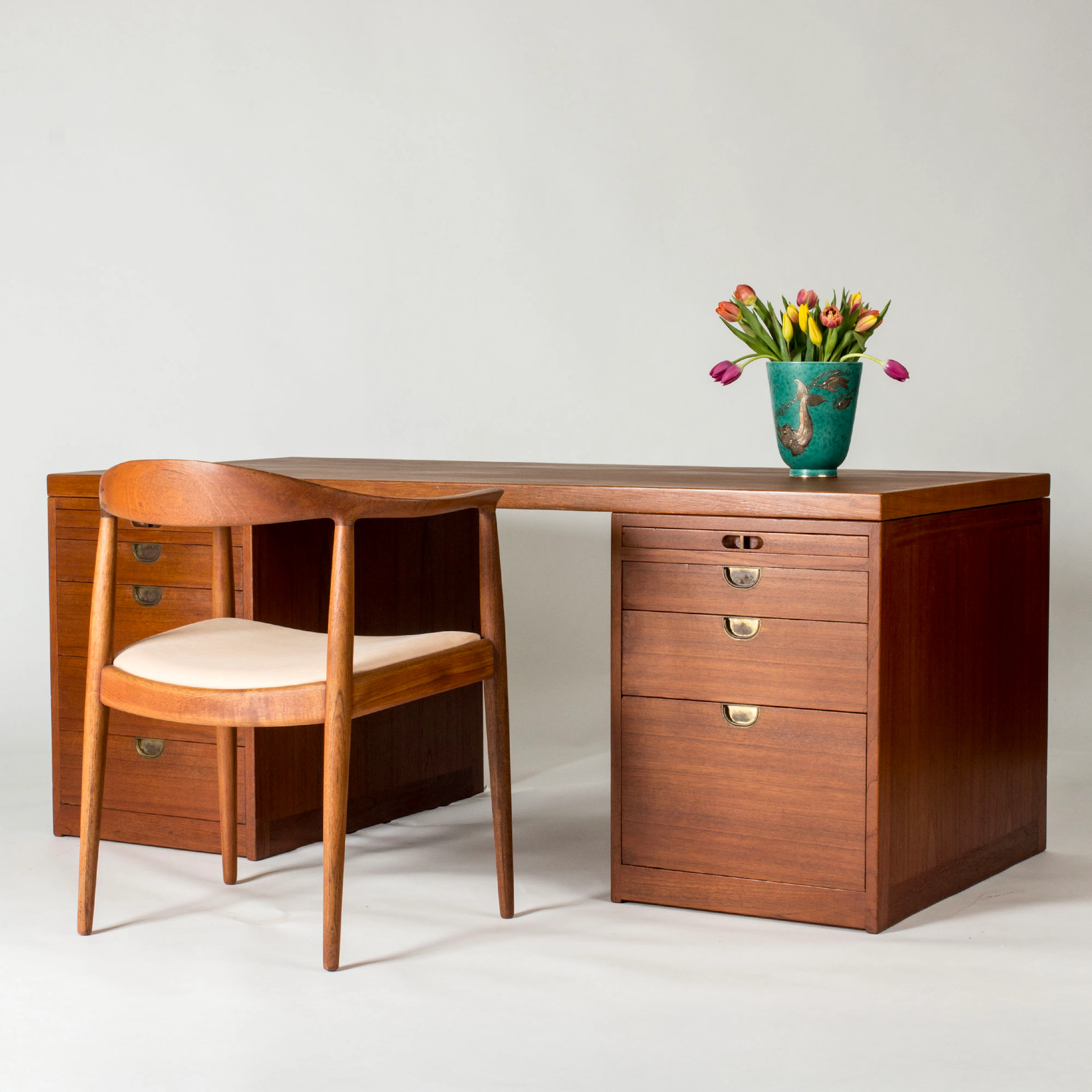 Teak desk by Børge Mogensen