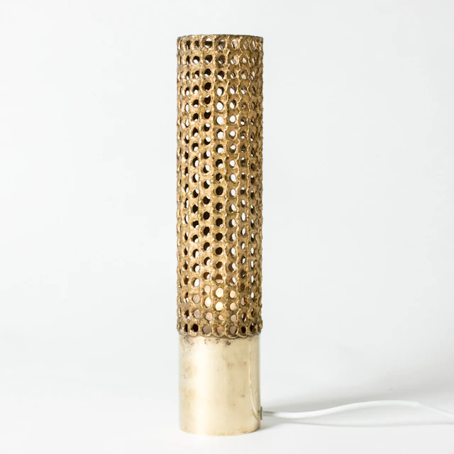 Vintage brass table lamp by Pierre Forssell