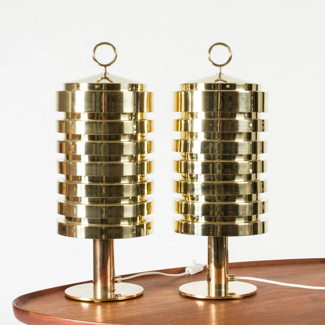 Modernist table lamps “B-99” by Hans-Agne Jakobsson
